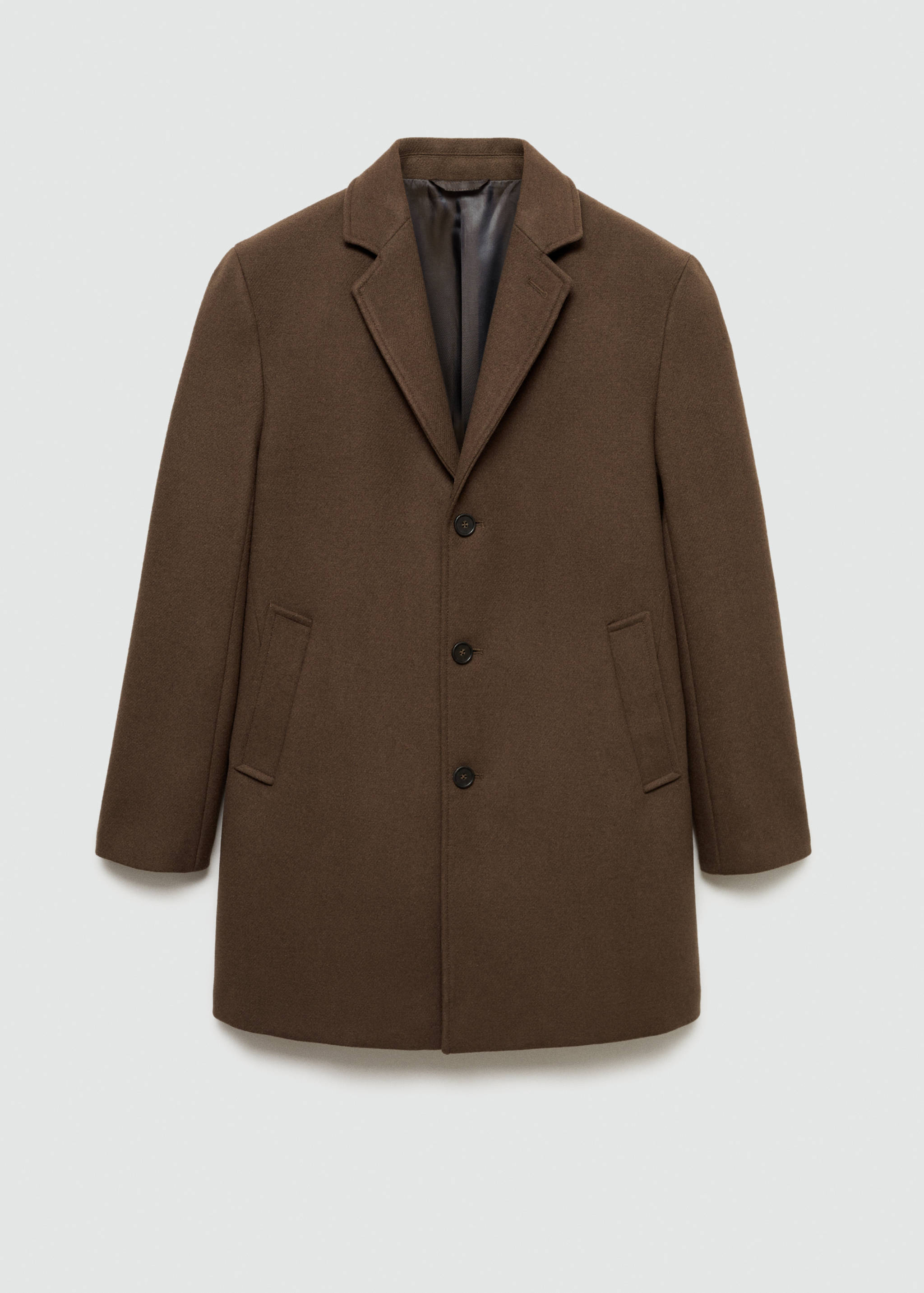 Lightweight recycled wool coat - Article without model