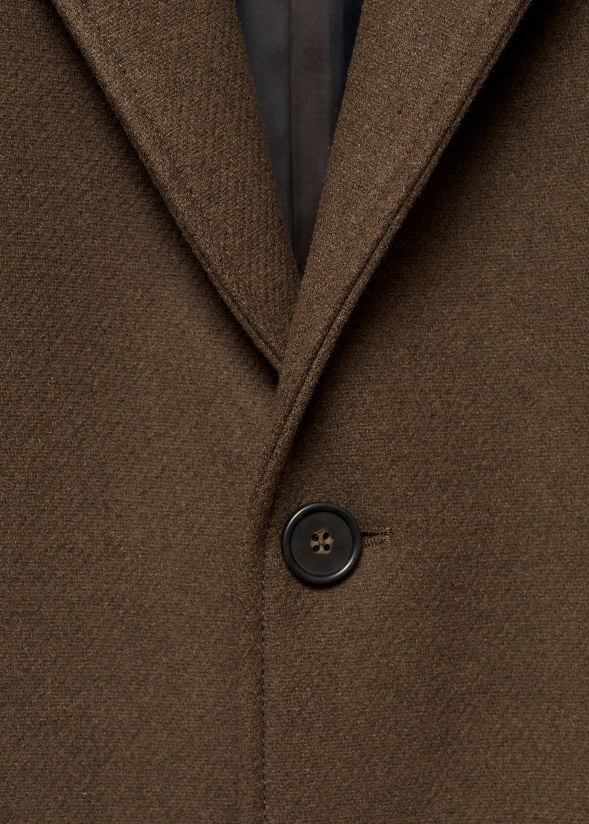 Lightweight recycled wool coat - Details of the article 8