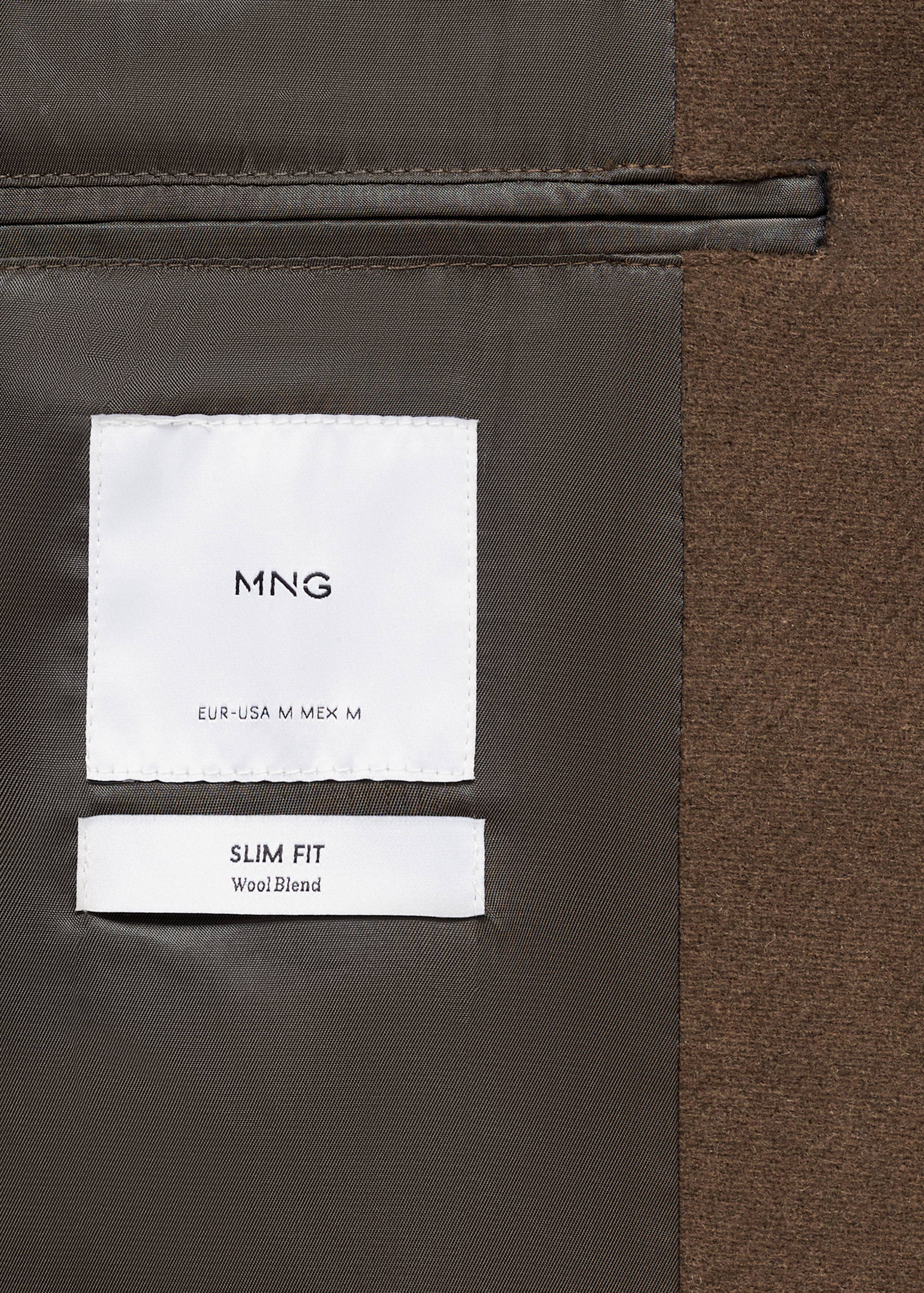 Lightweight recycled wool coat - Details of the article 0