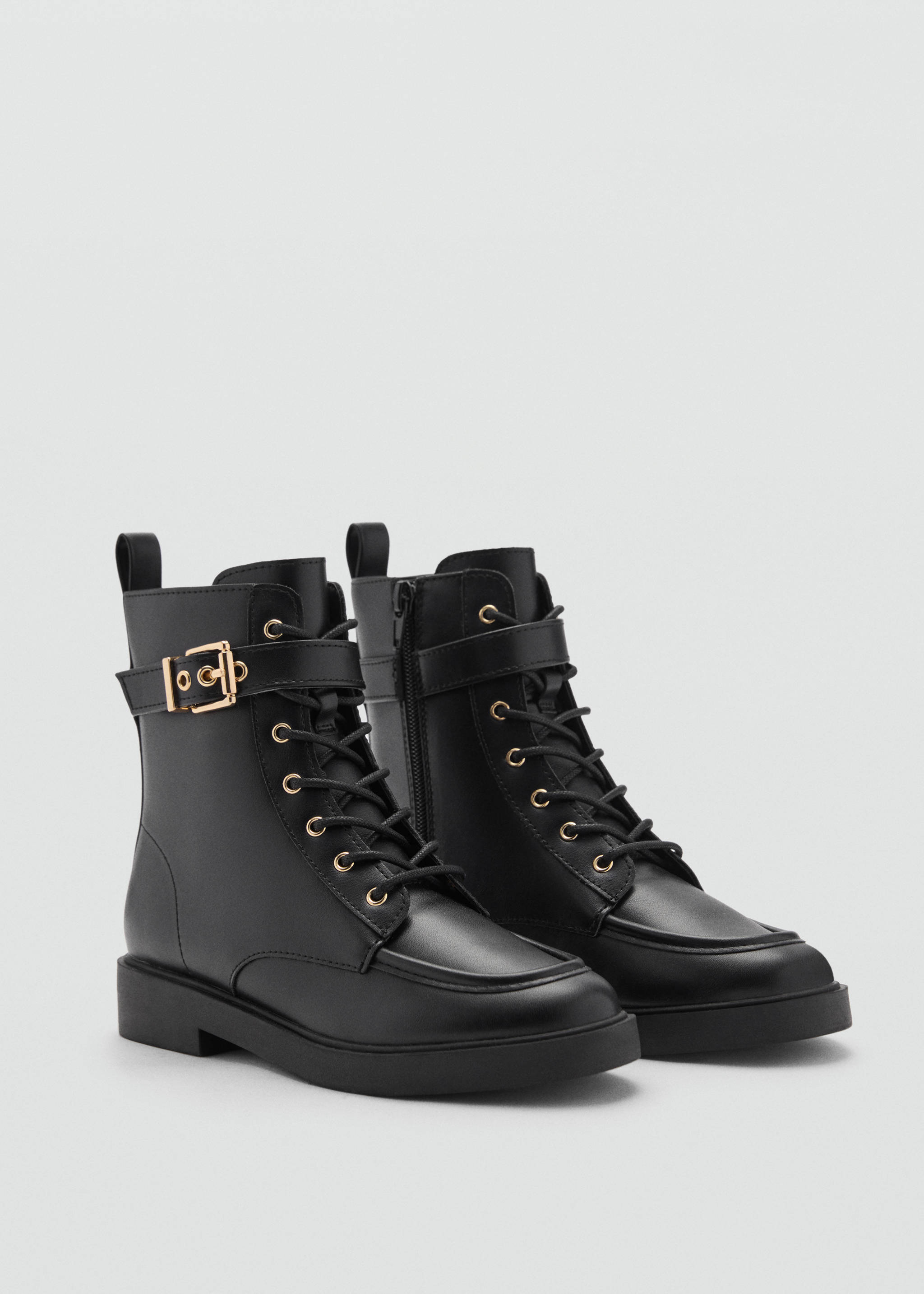 Buckle boots - Medium plane