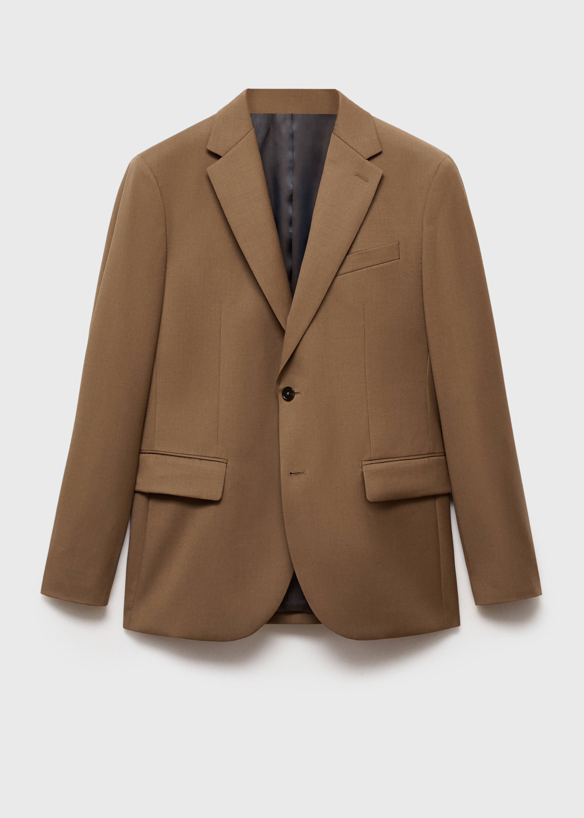 100% virgin wool slim-fit suit jacket - Article without model