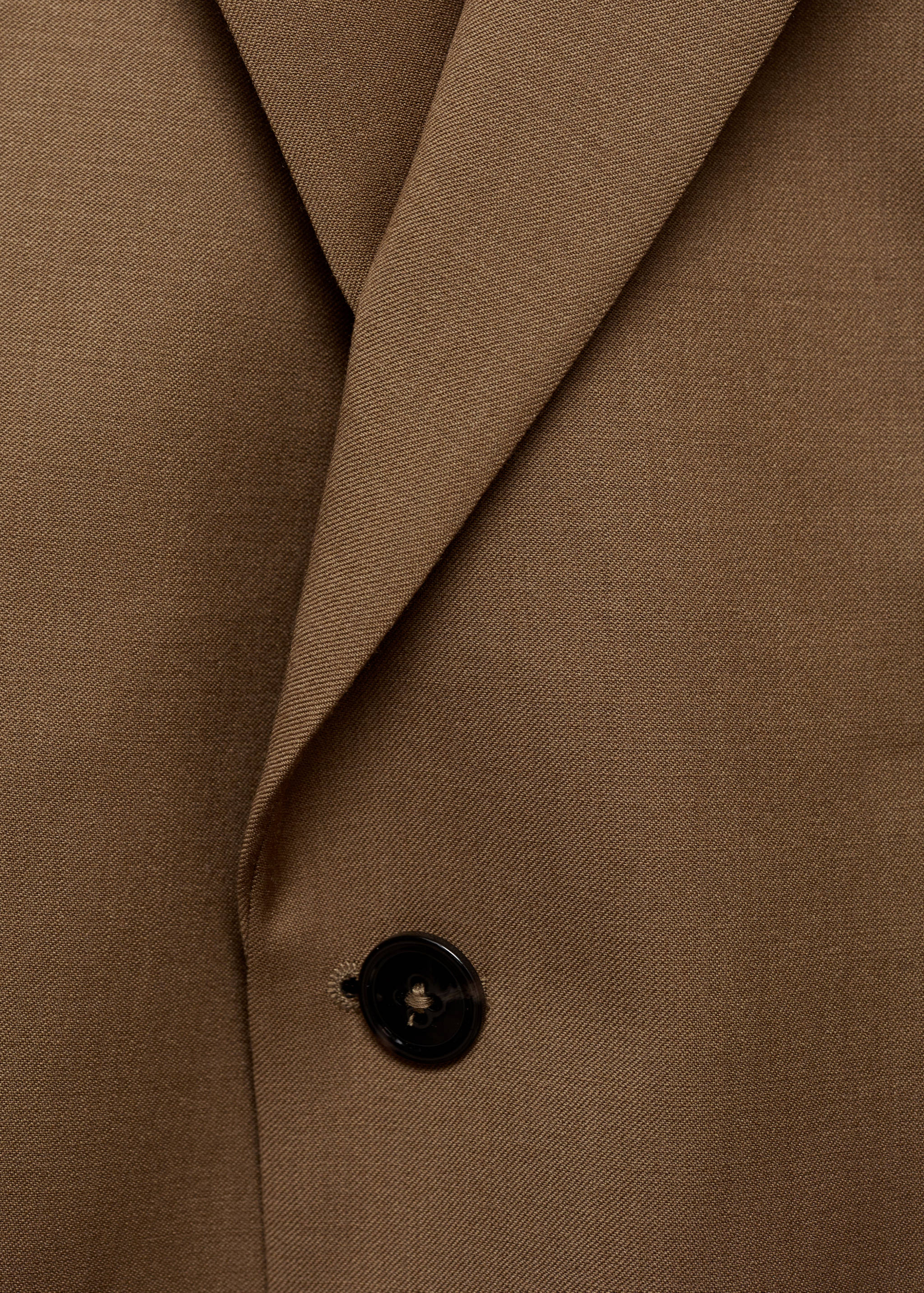 100% virgin wool slim-fit suit jacket - Details of the article 8