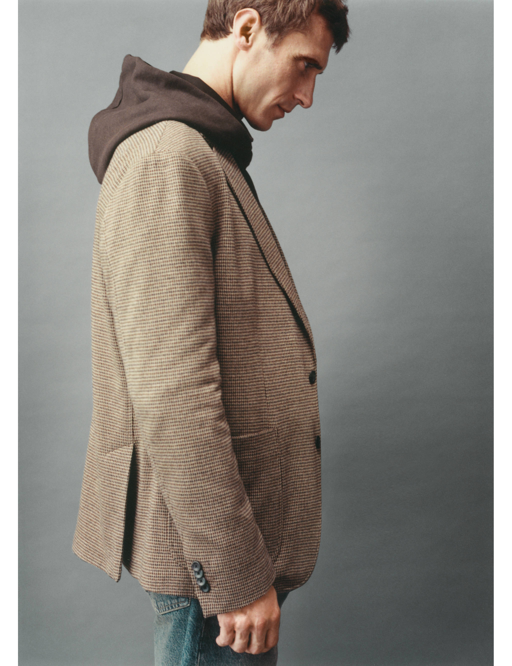 Americana slim fit micro pata de gallo - Detalle del artículo 3