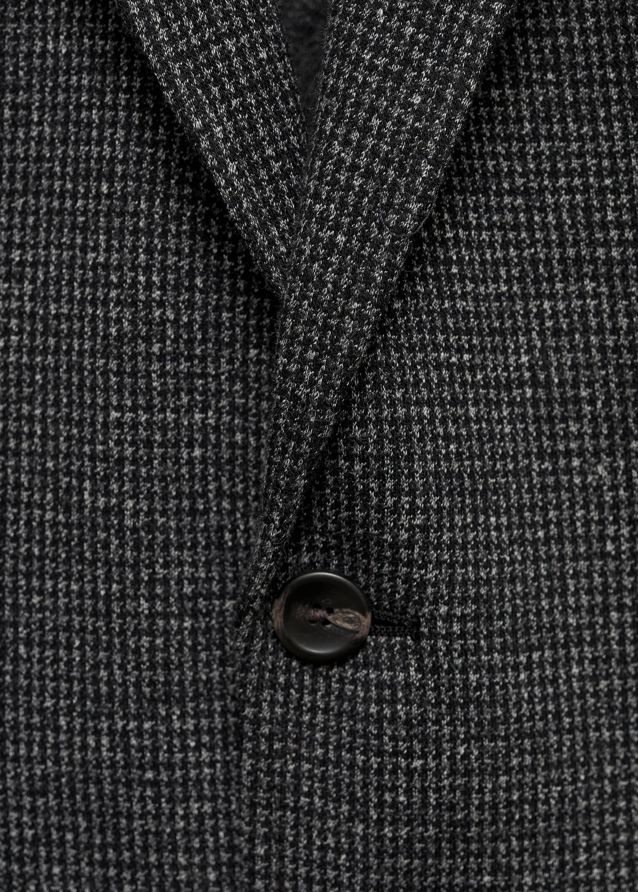 Slim-fit micro-houndstooth jacket - Details of the article 8