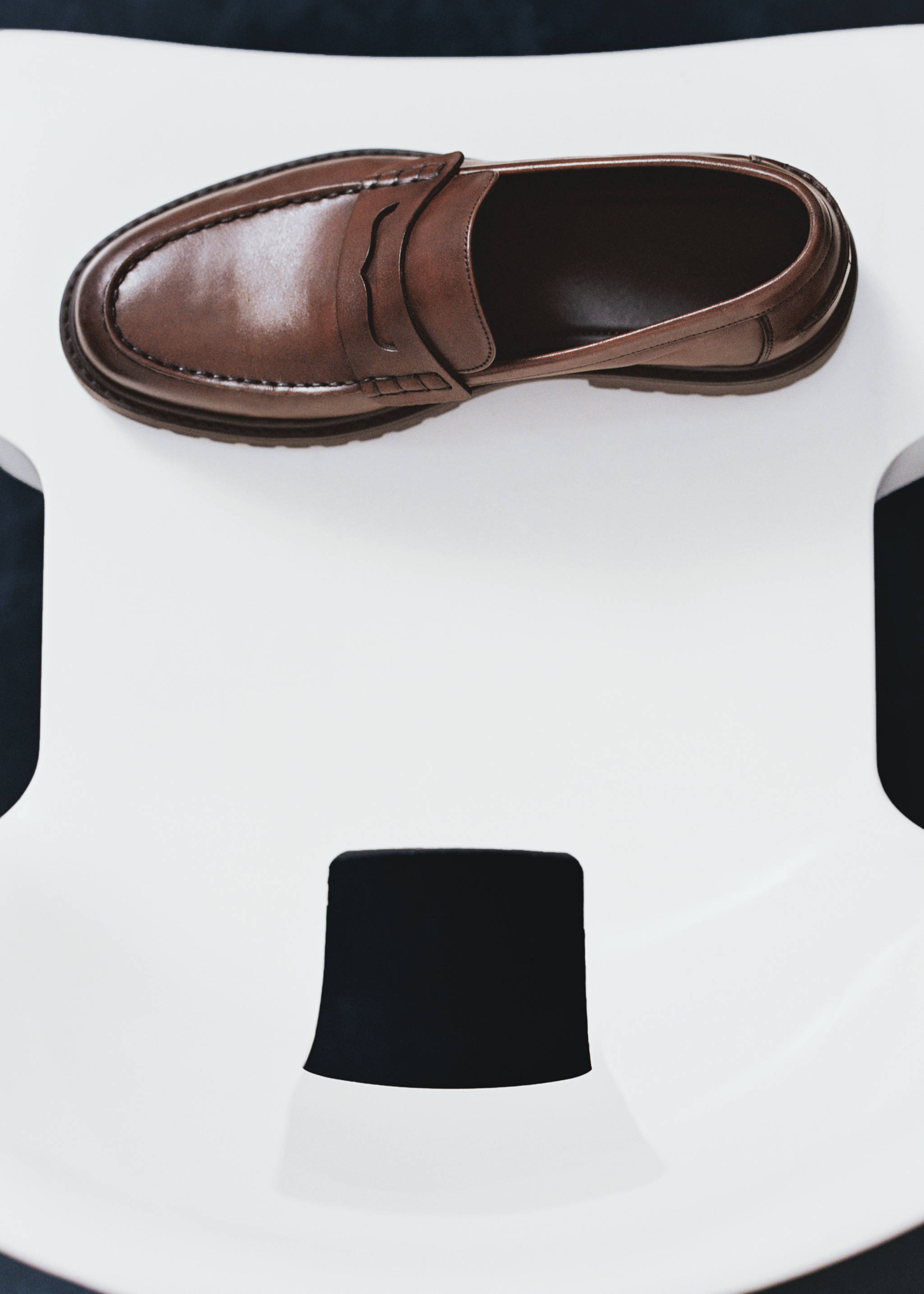 Leather penny loafers - Details of the article 8
