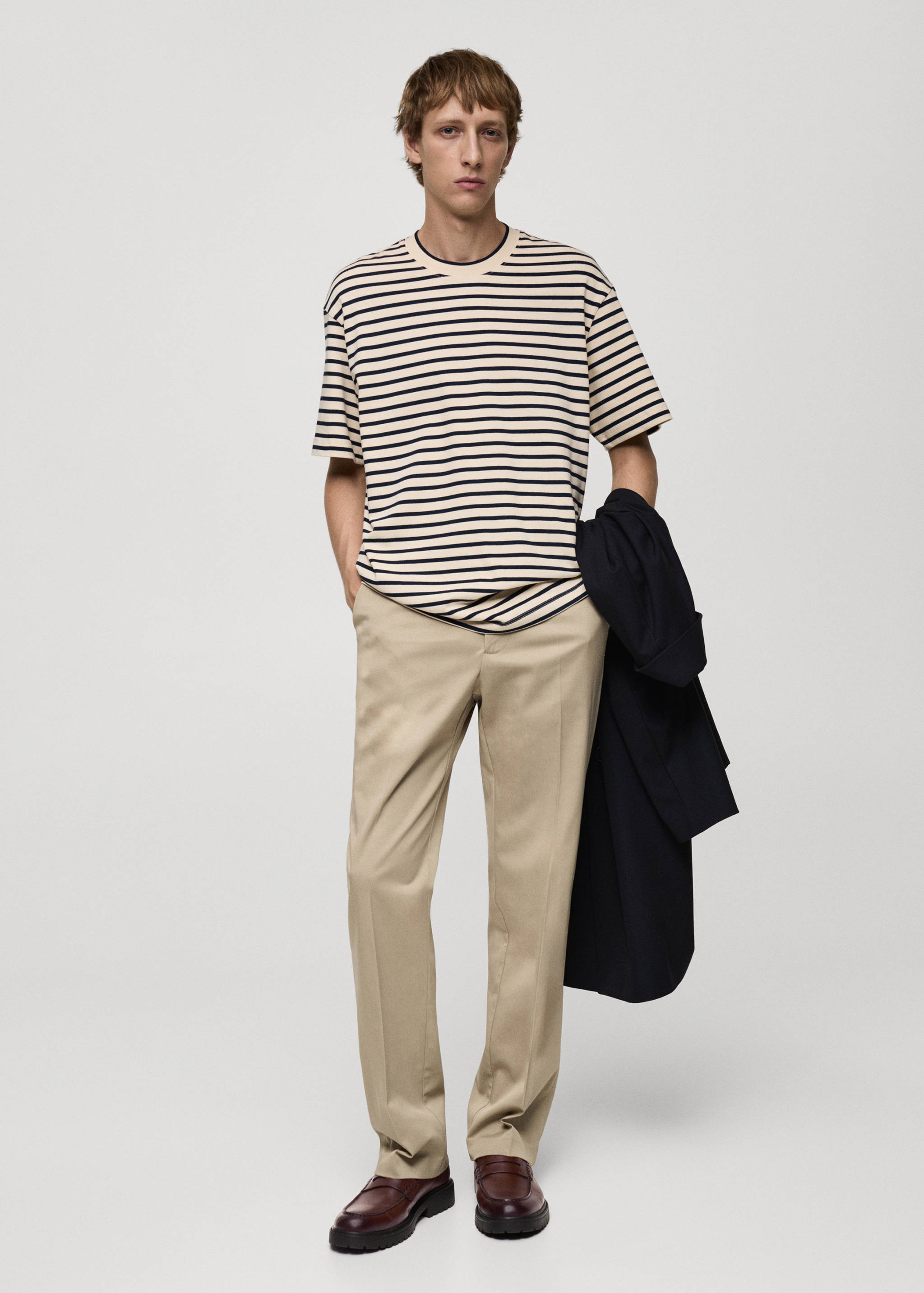 Leather penny loafers - General plane