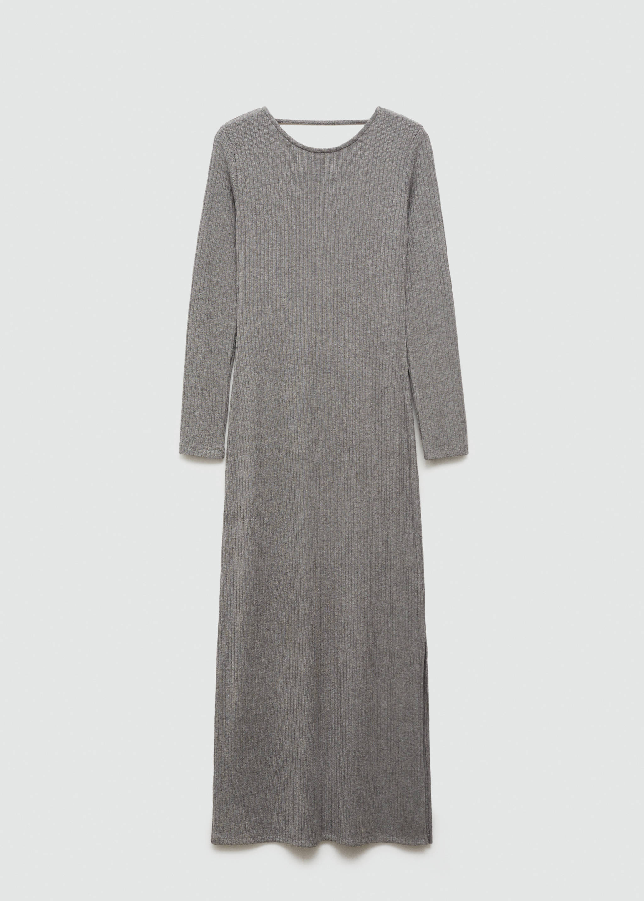 Ribbed long dress - Article without model
