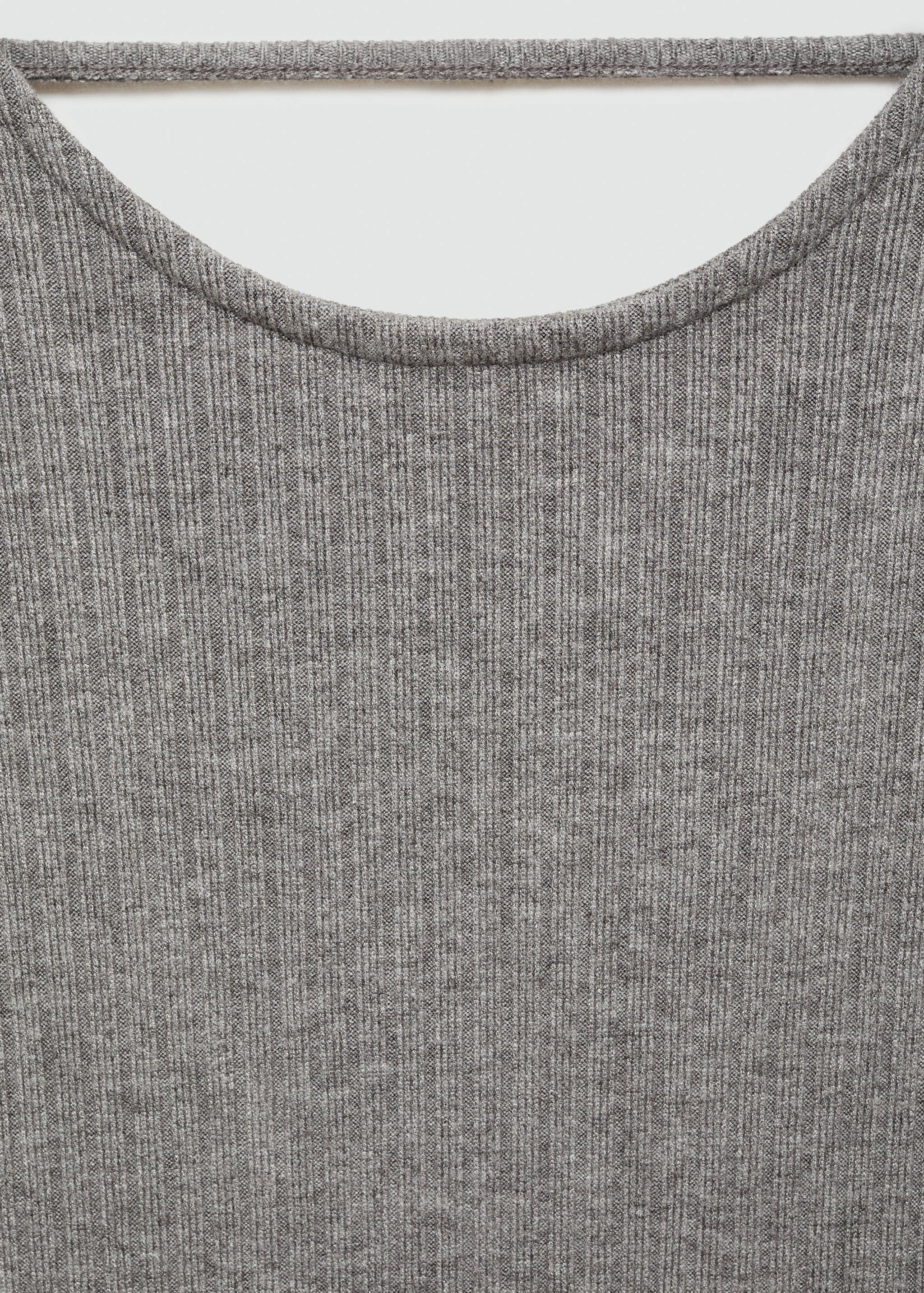 Ribbed long dress - Details of the article 8