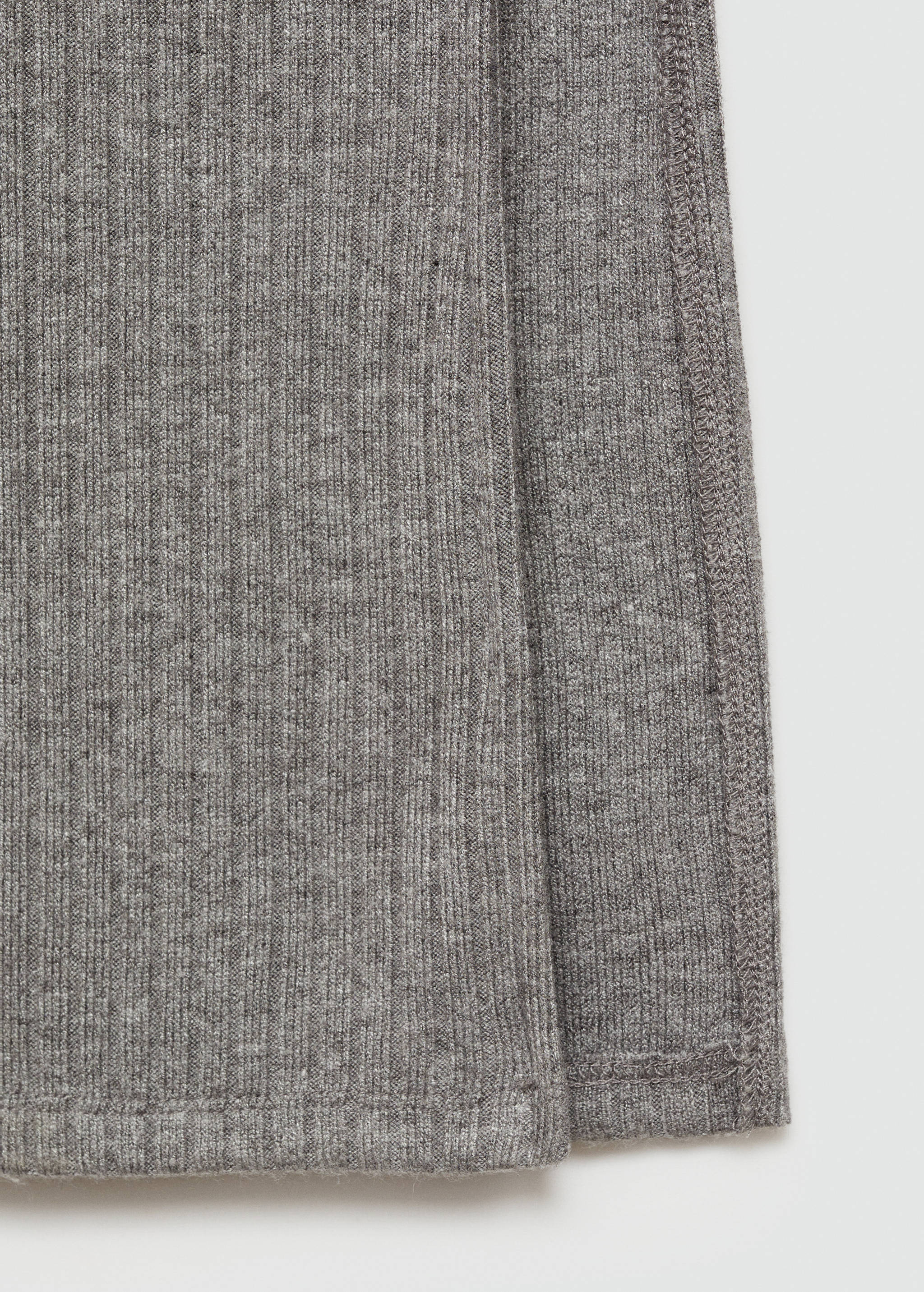 Ribbed long dress - Details of the article 0