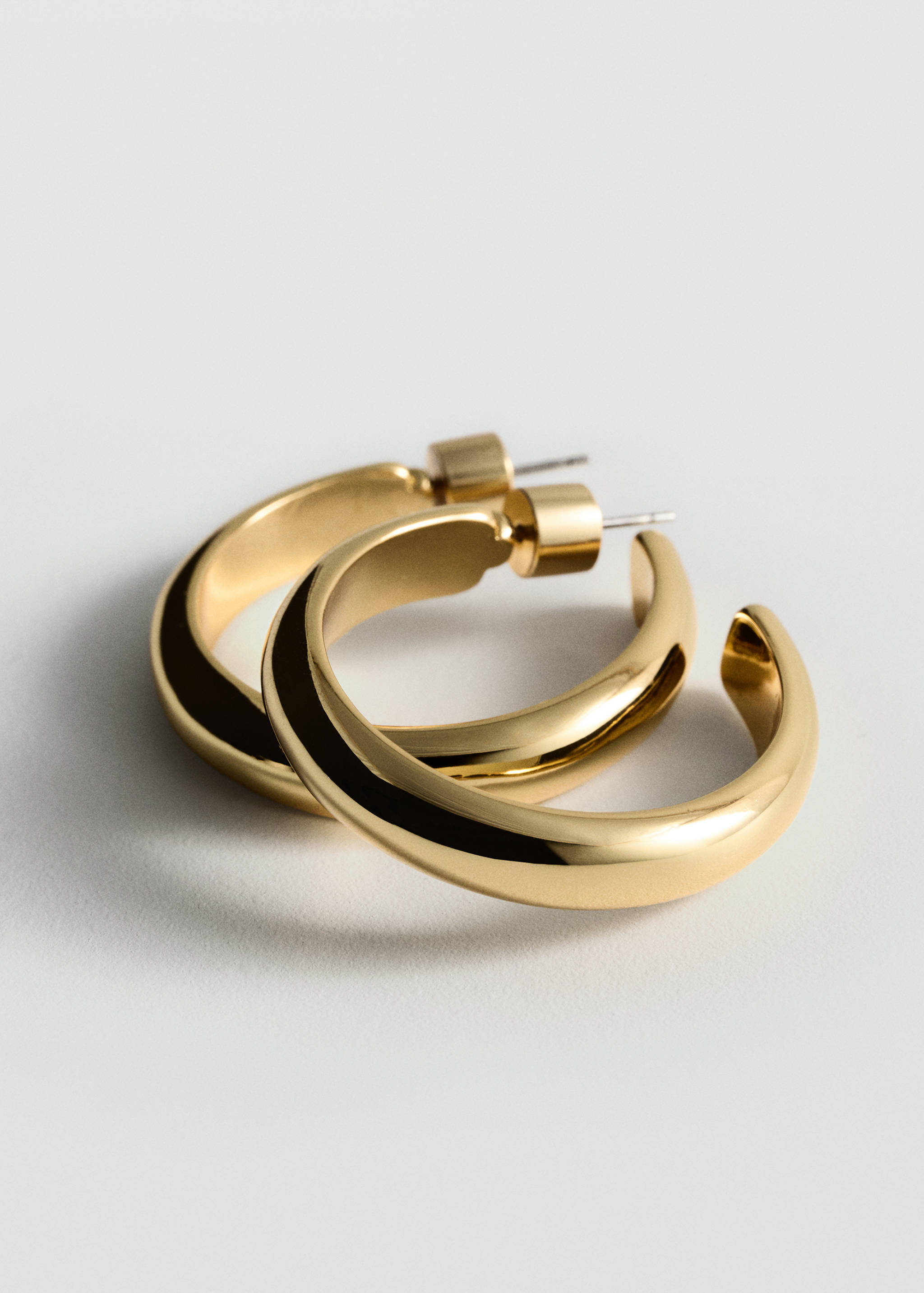 Hoop earrings - Medium plane