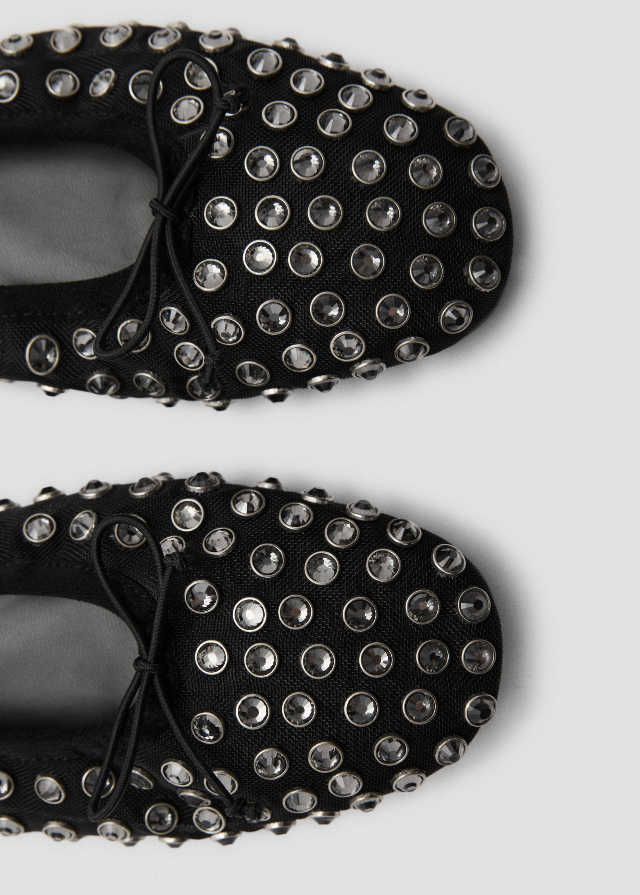 Studded mesh ballerina shoes - Details of the article 2