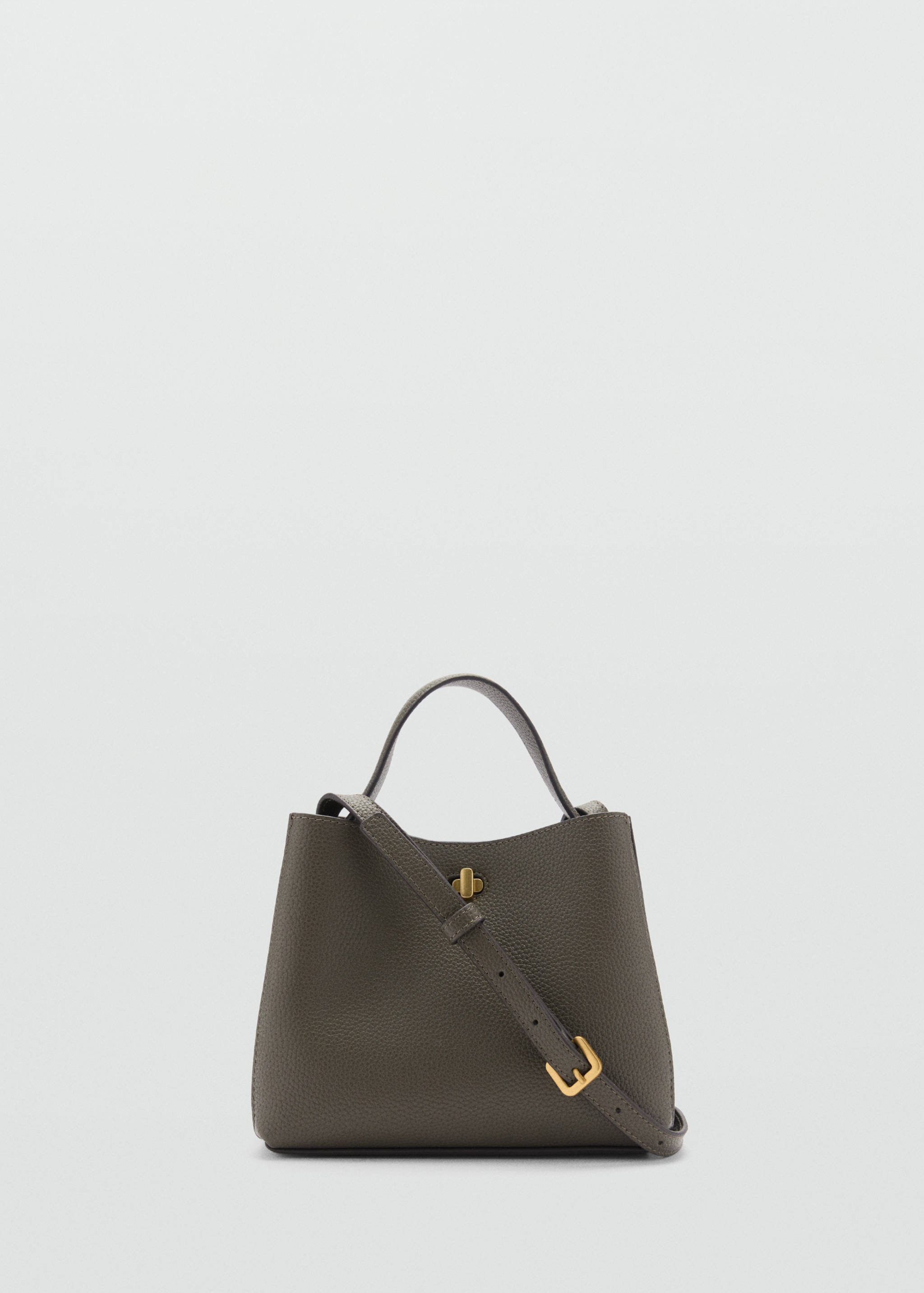Mini shopper bag with metallic detail - Article without model