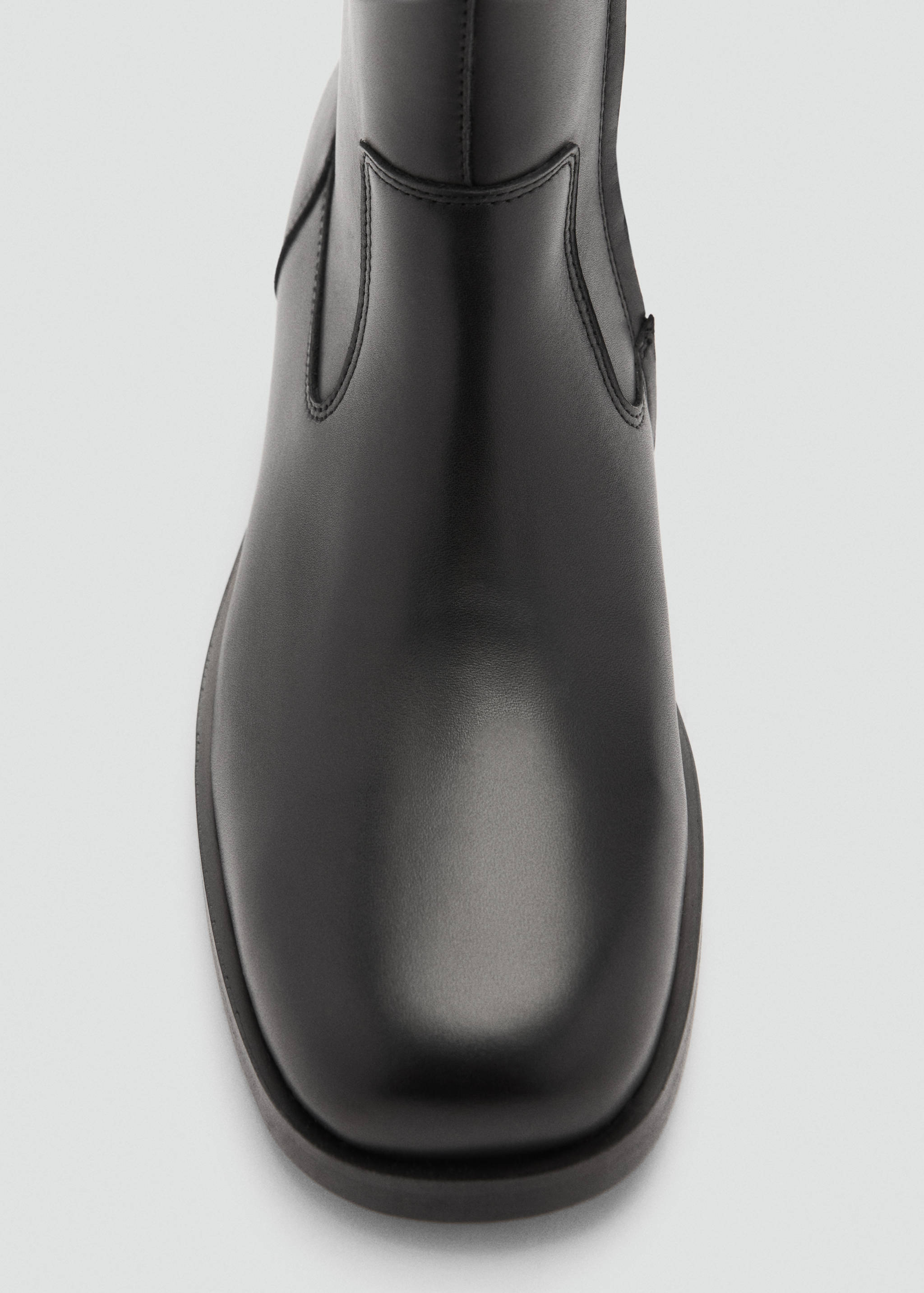 Bottines cuir bout carré - Détail de l'article 2