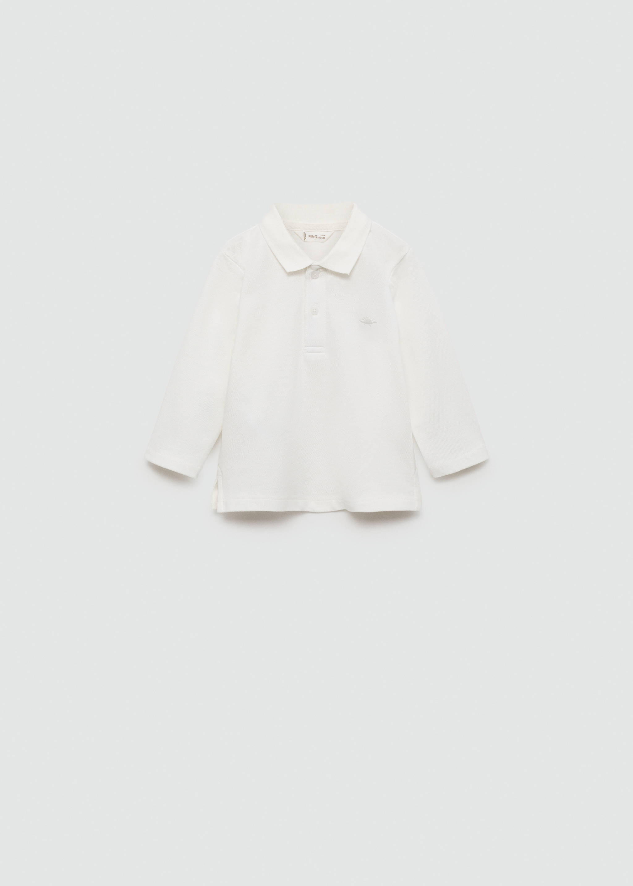 Long sleeves cotton polo - Article without model