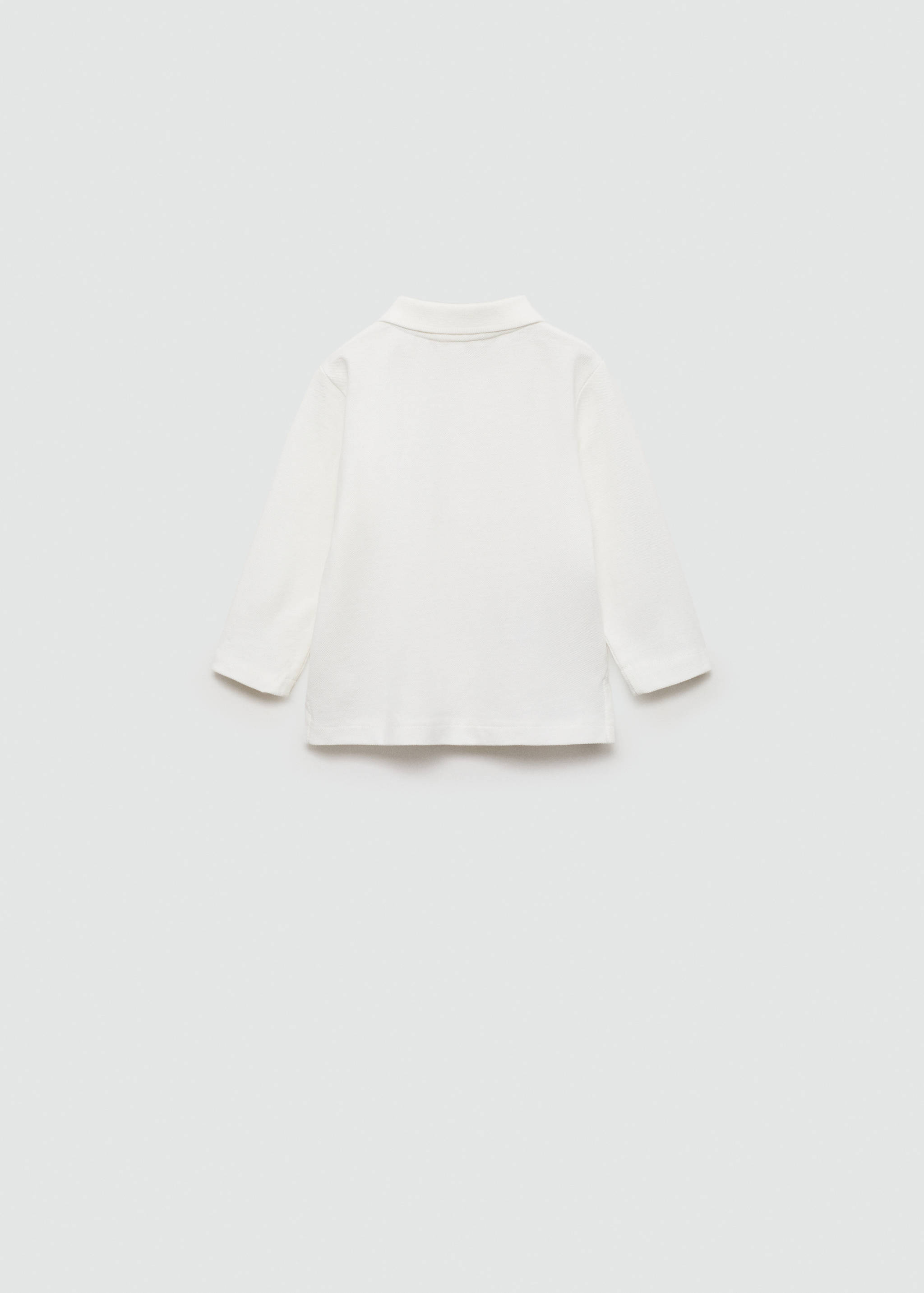 Long sleeves cotton polo - Details of the article 8