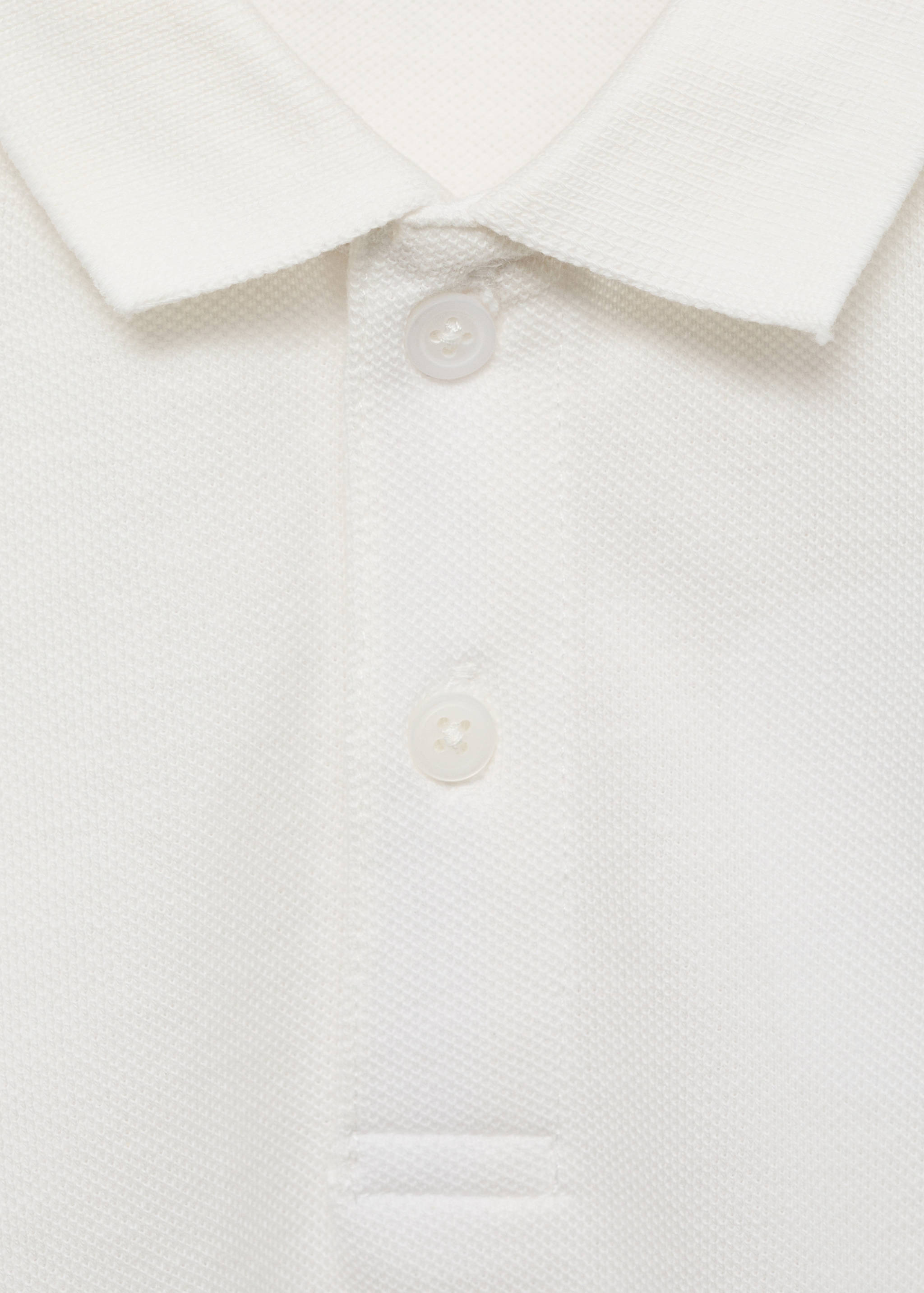 Long sleeves cotton polo - Details of the article 0
