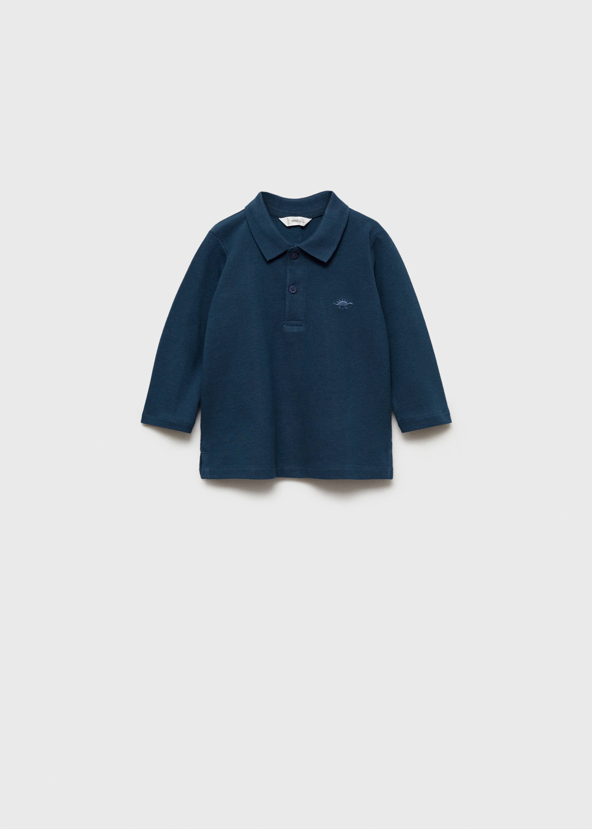 Long sleeves cotton polo - Article without model
