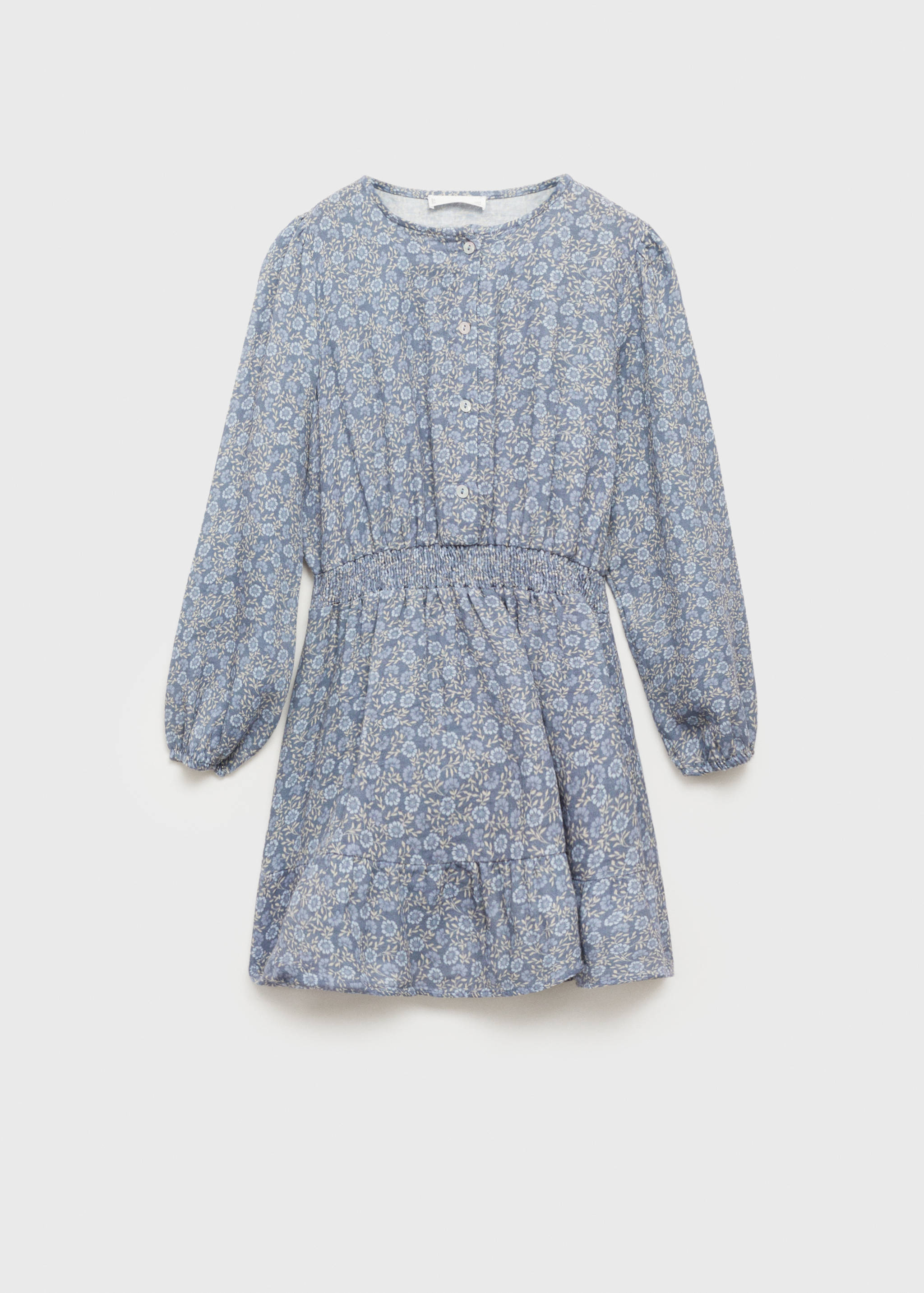 Buttoned flowers dress - Article without model