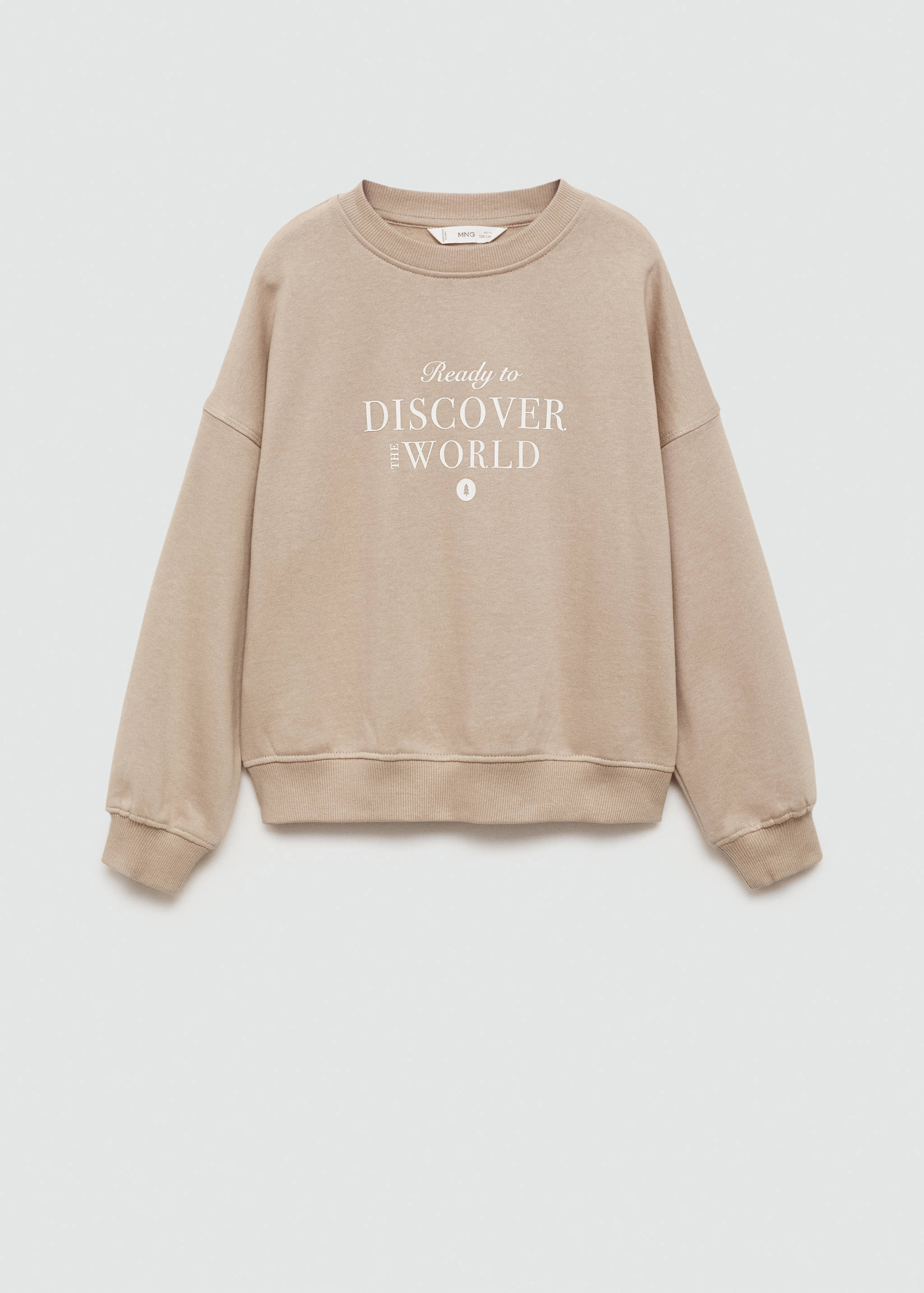 Printed cotton sweatshirt - Article without model