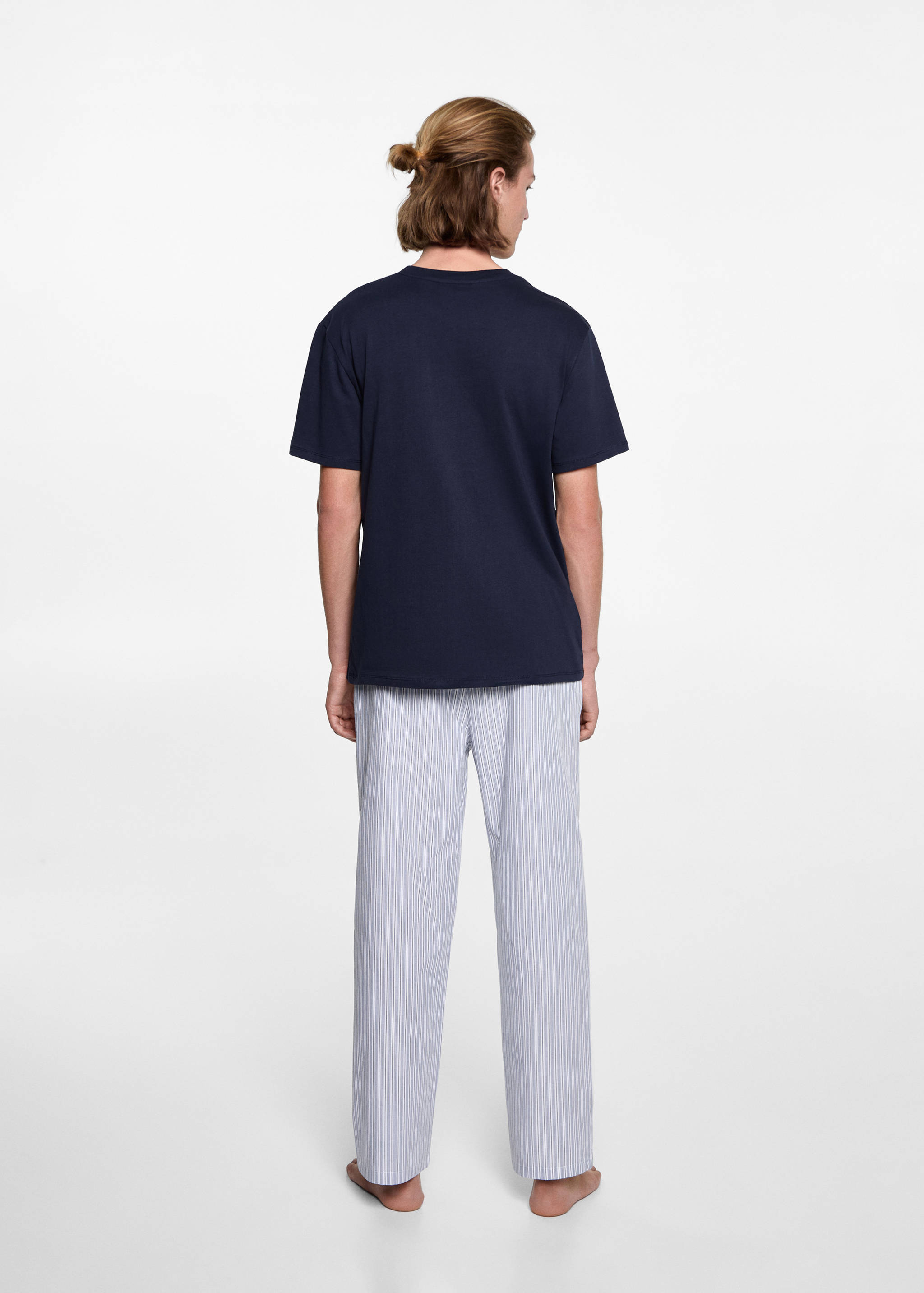 Striped long pyjamas - Reverse of the article
