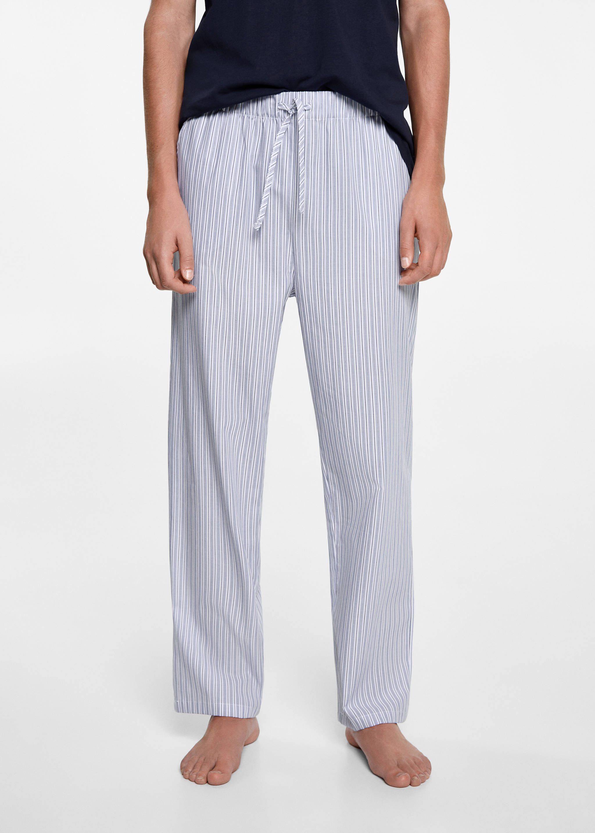 Striped long pyjamas - Details of the article 6
