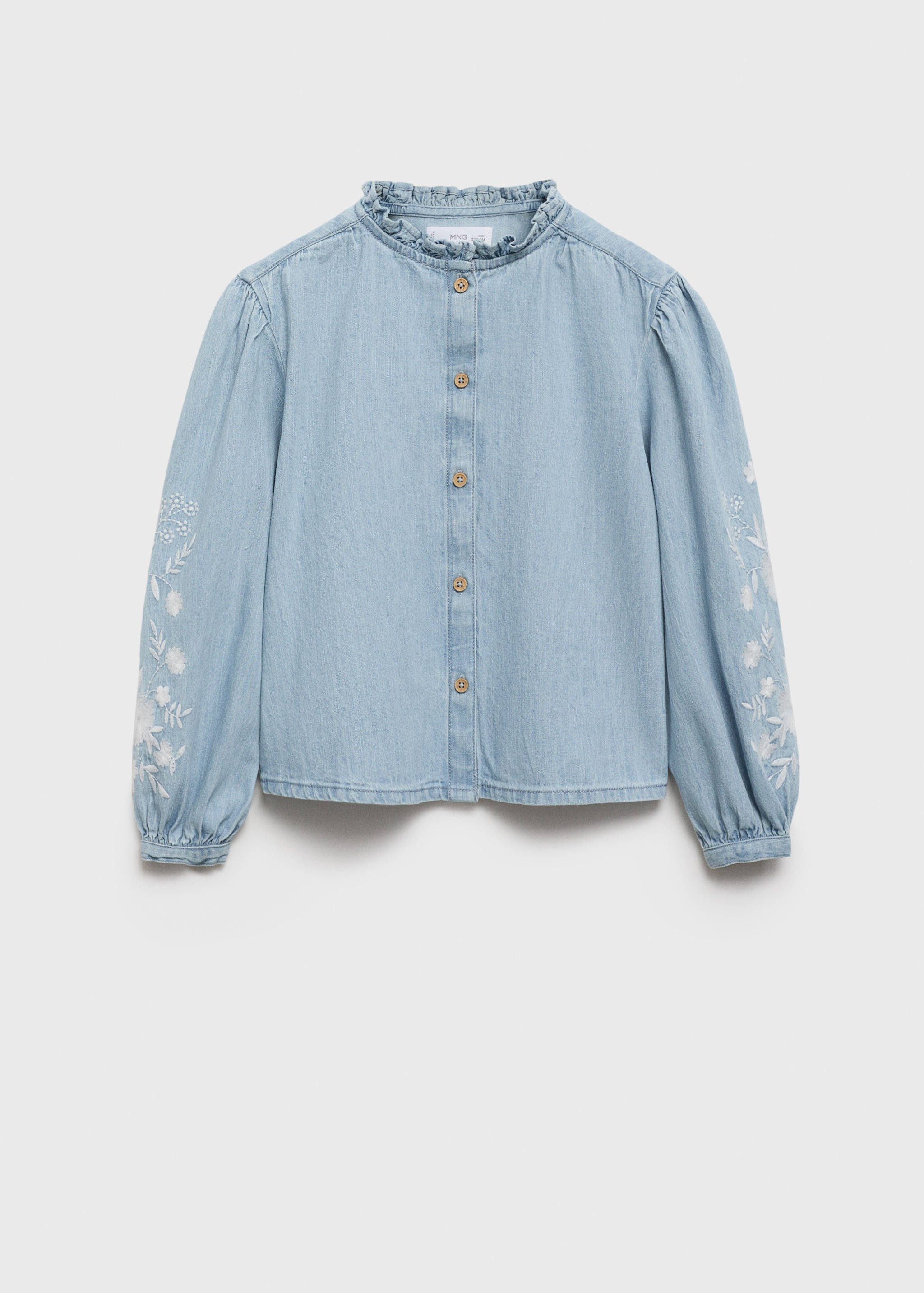 Blouse denim brodée - Article sans modèle