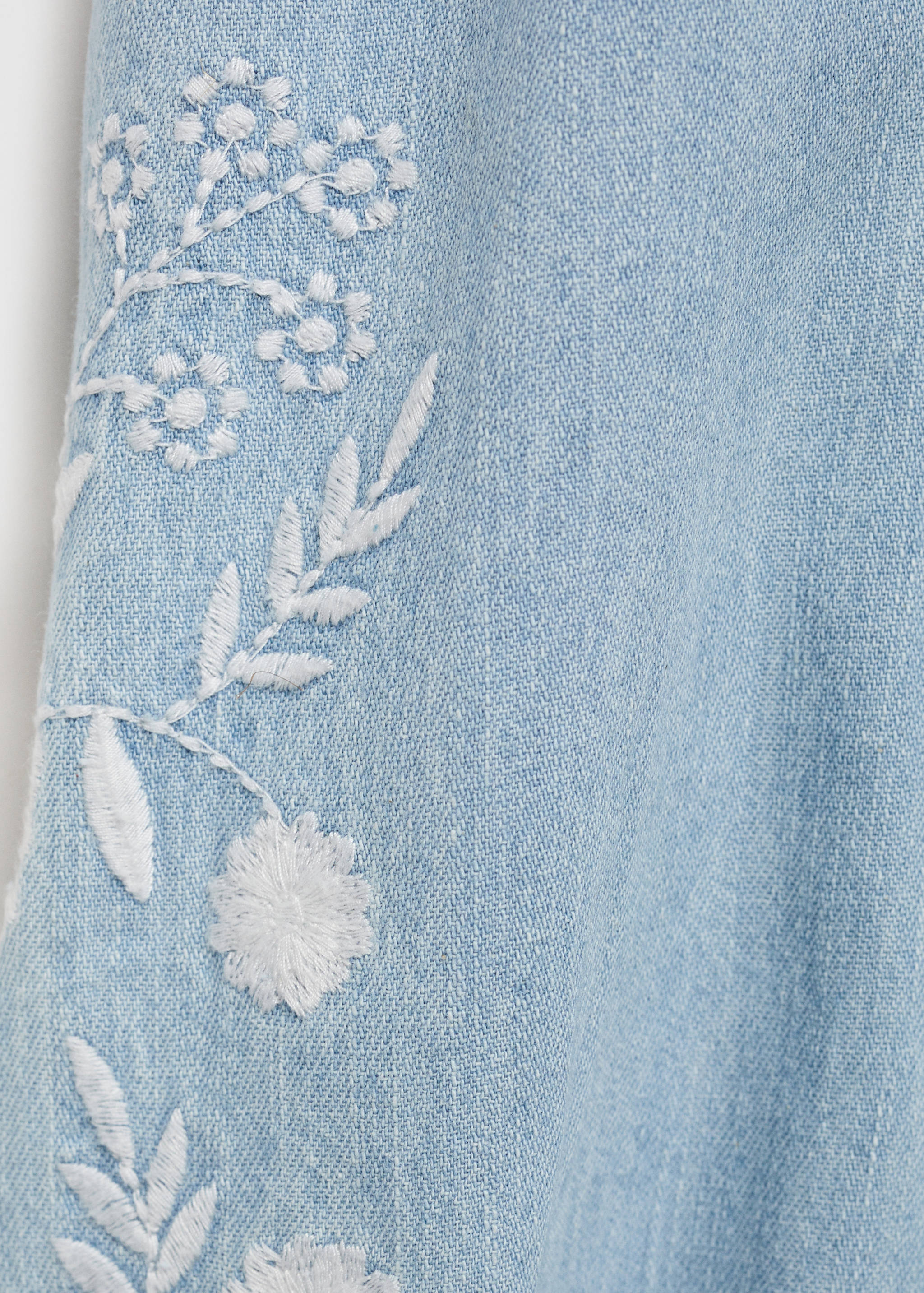 Blouse denim brodée - Détail de l'article 8