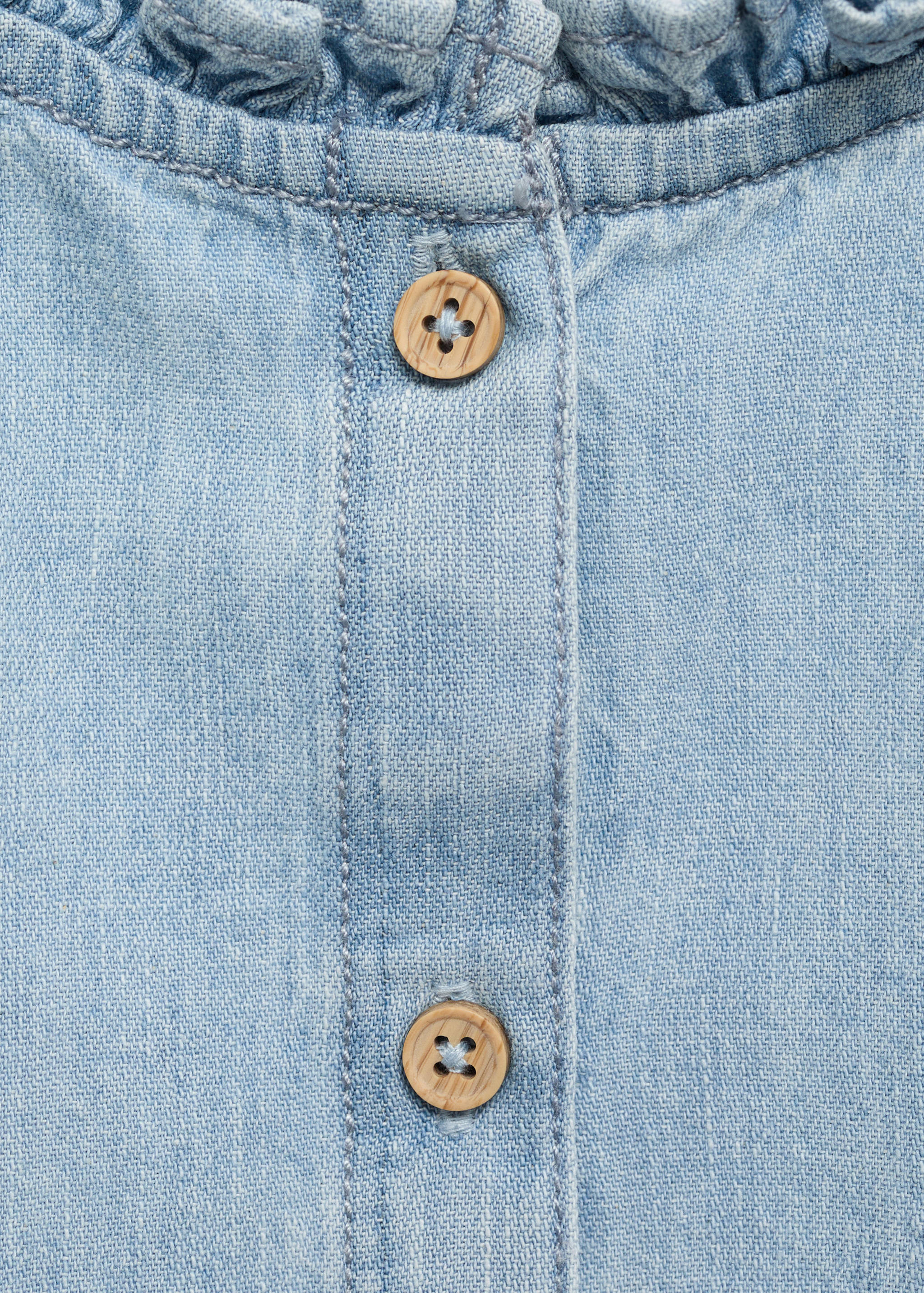 Blouse denim brodée - Détail de l'article 0