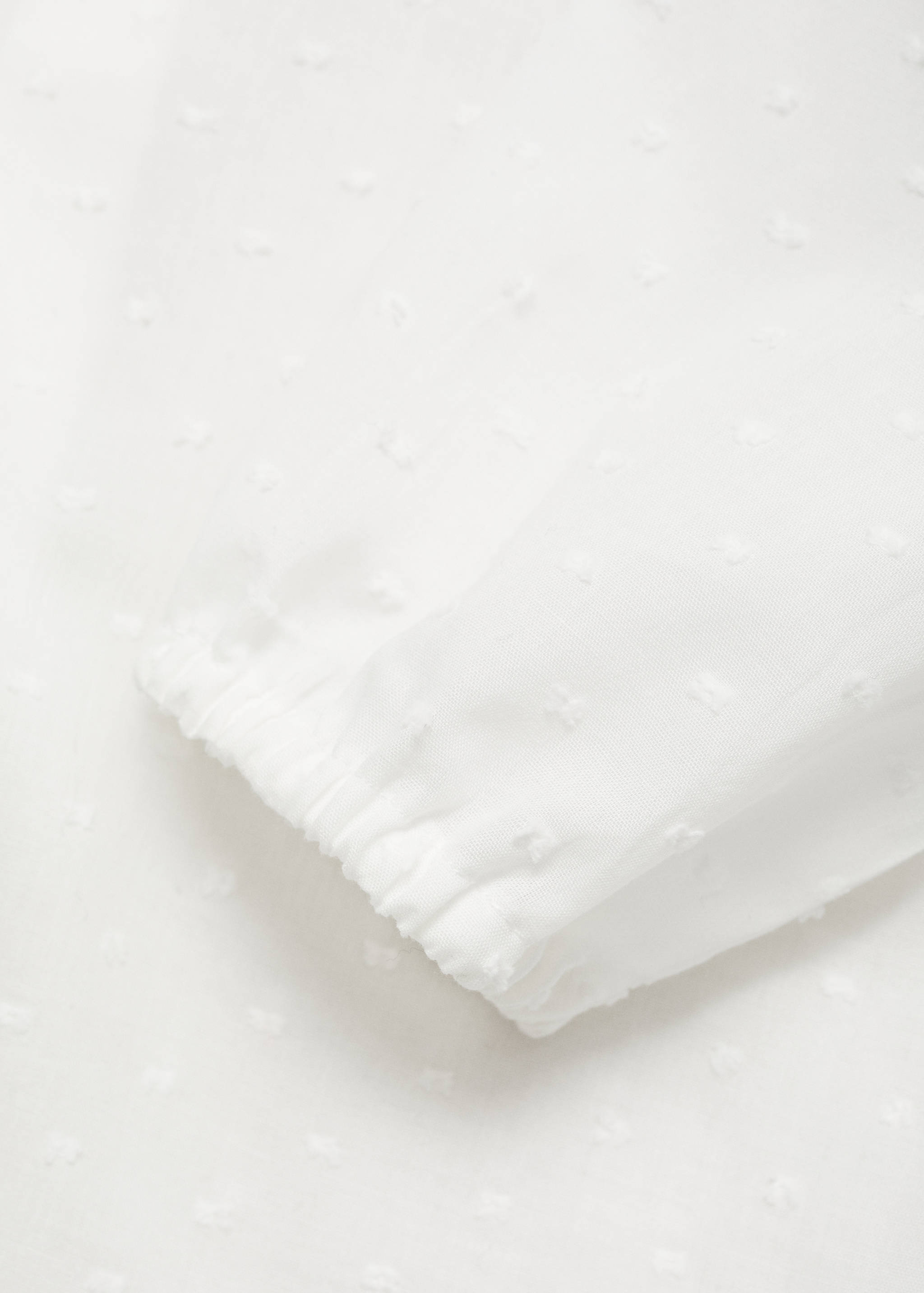 Baby-collar openwork shirt - Details of the article 0