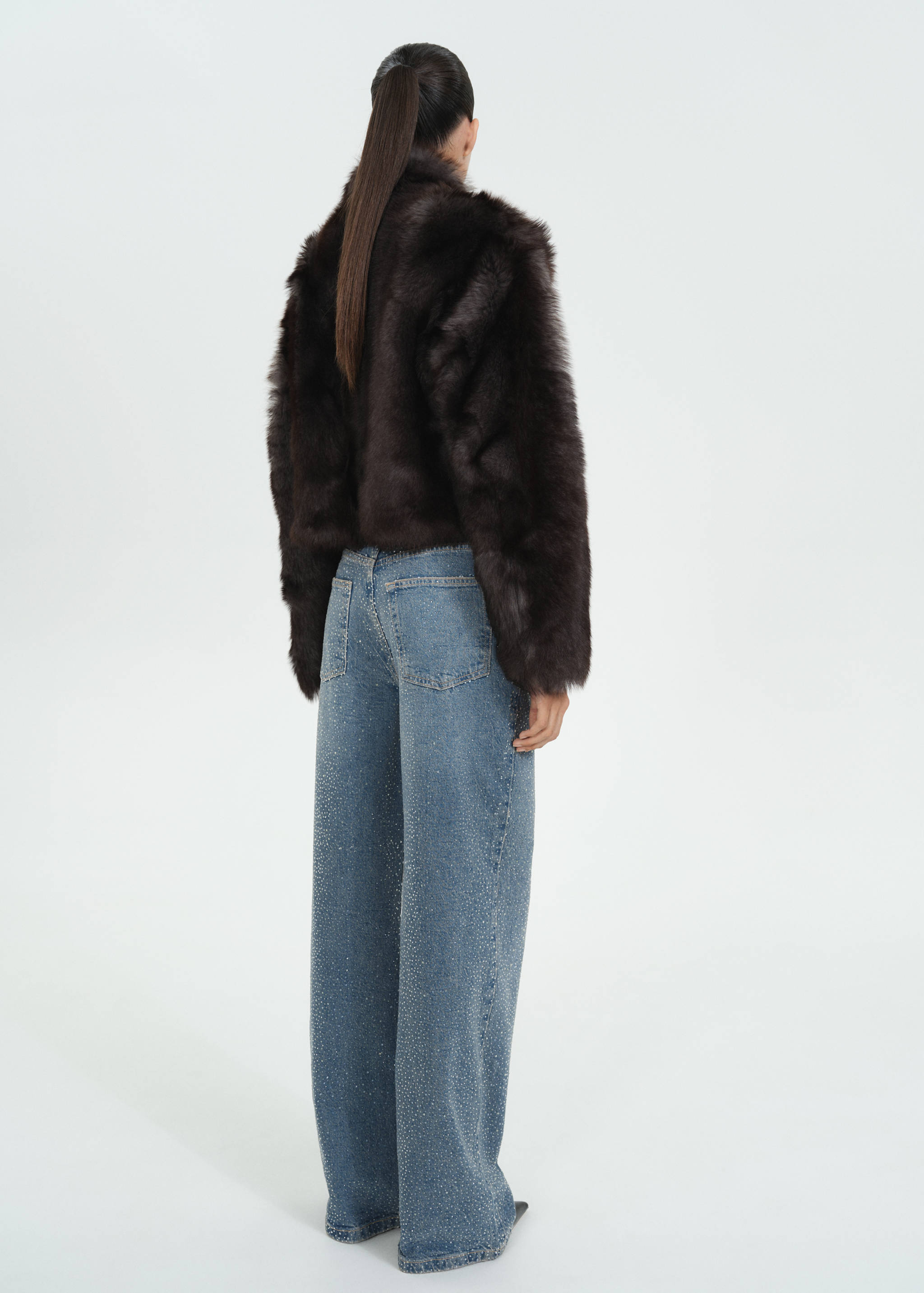 Jean droit strass - Verso de l’article