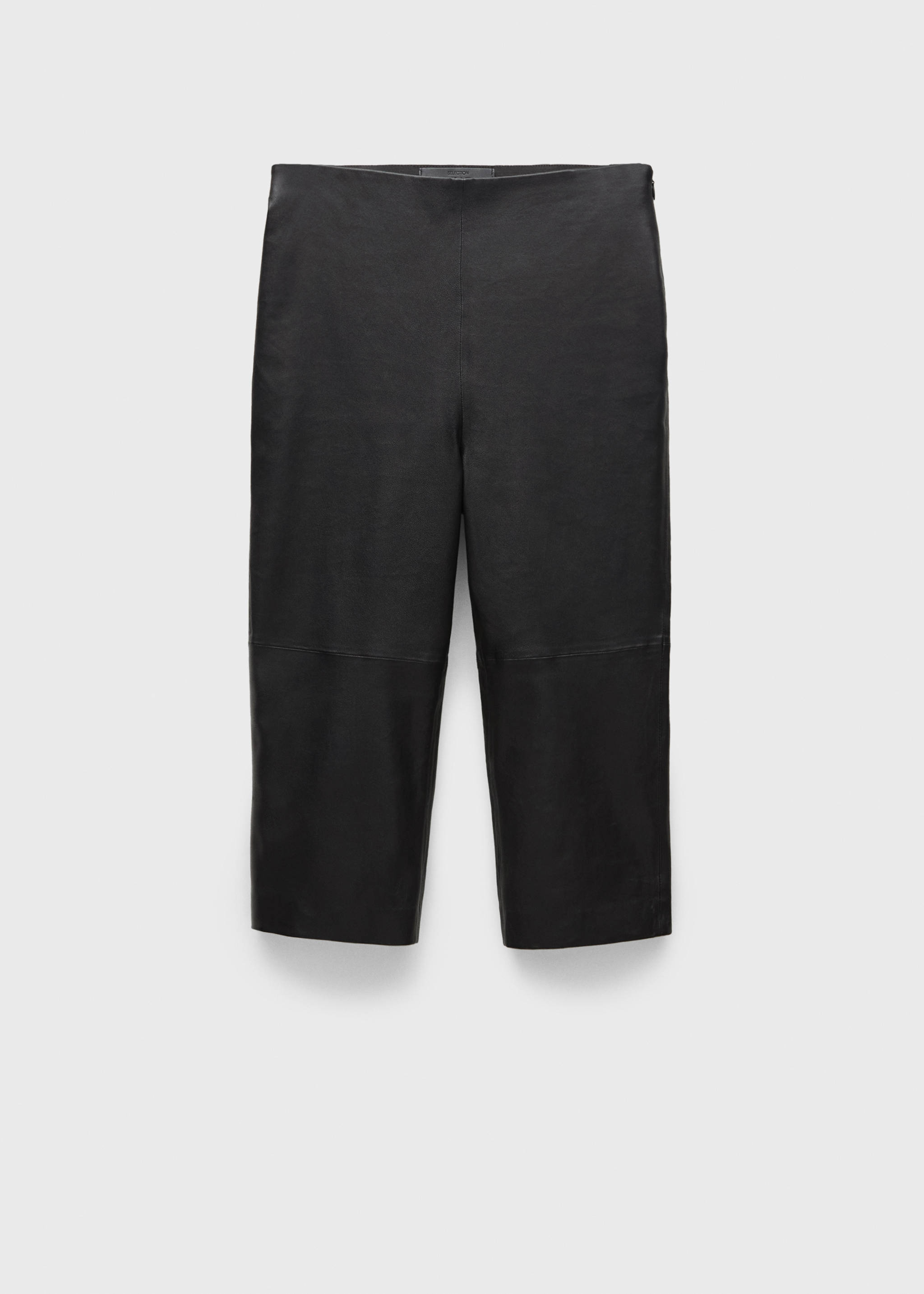 Capri leather leggings - Article without model