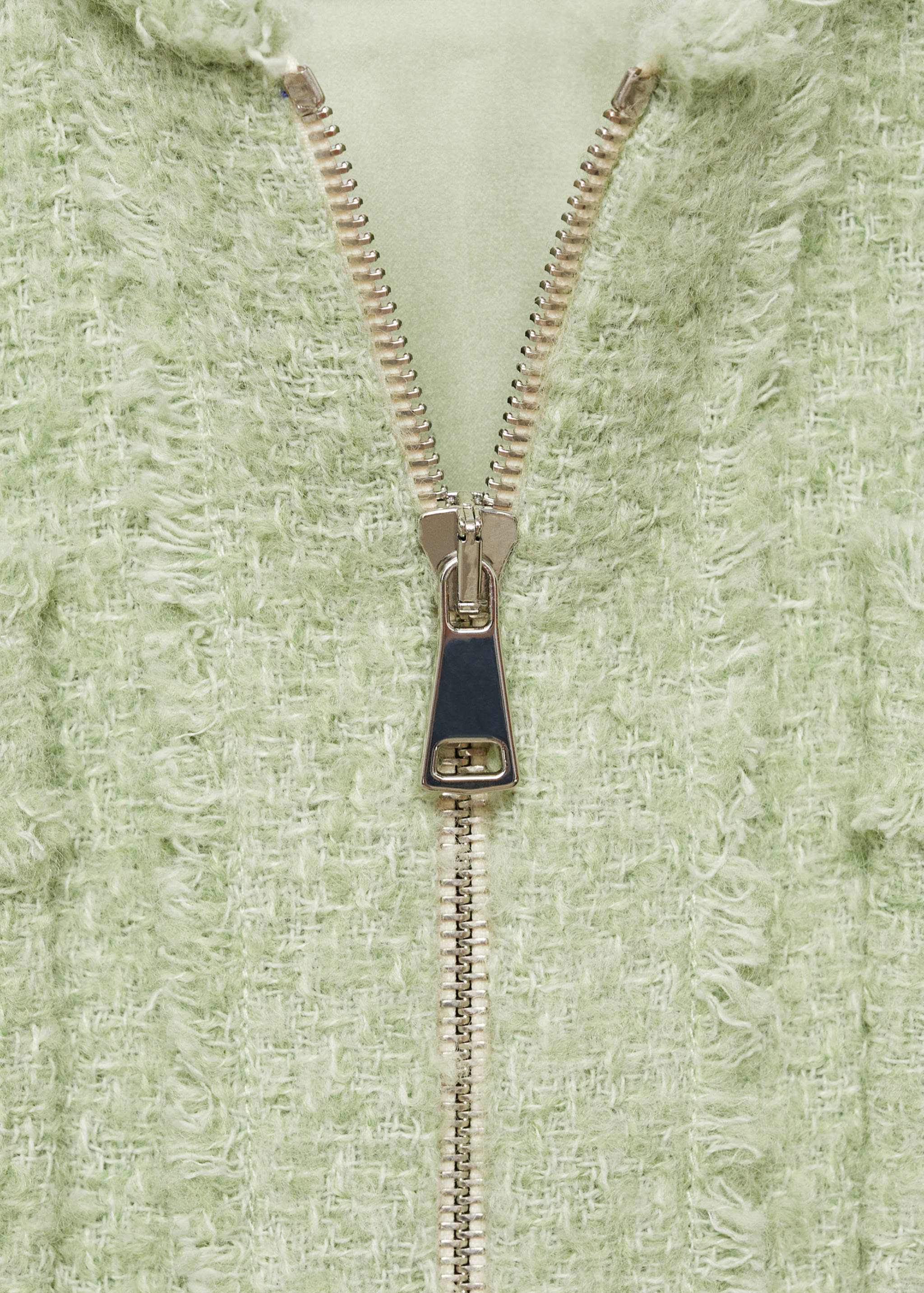 Tweed jacket with zip - Details of the article 8