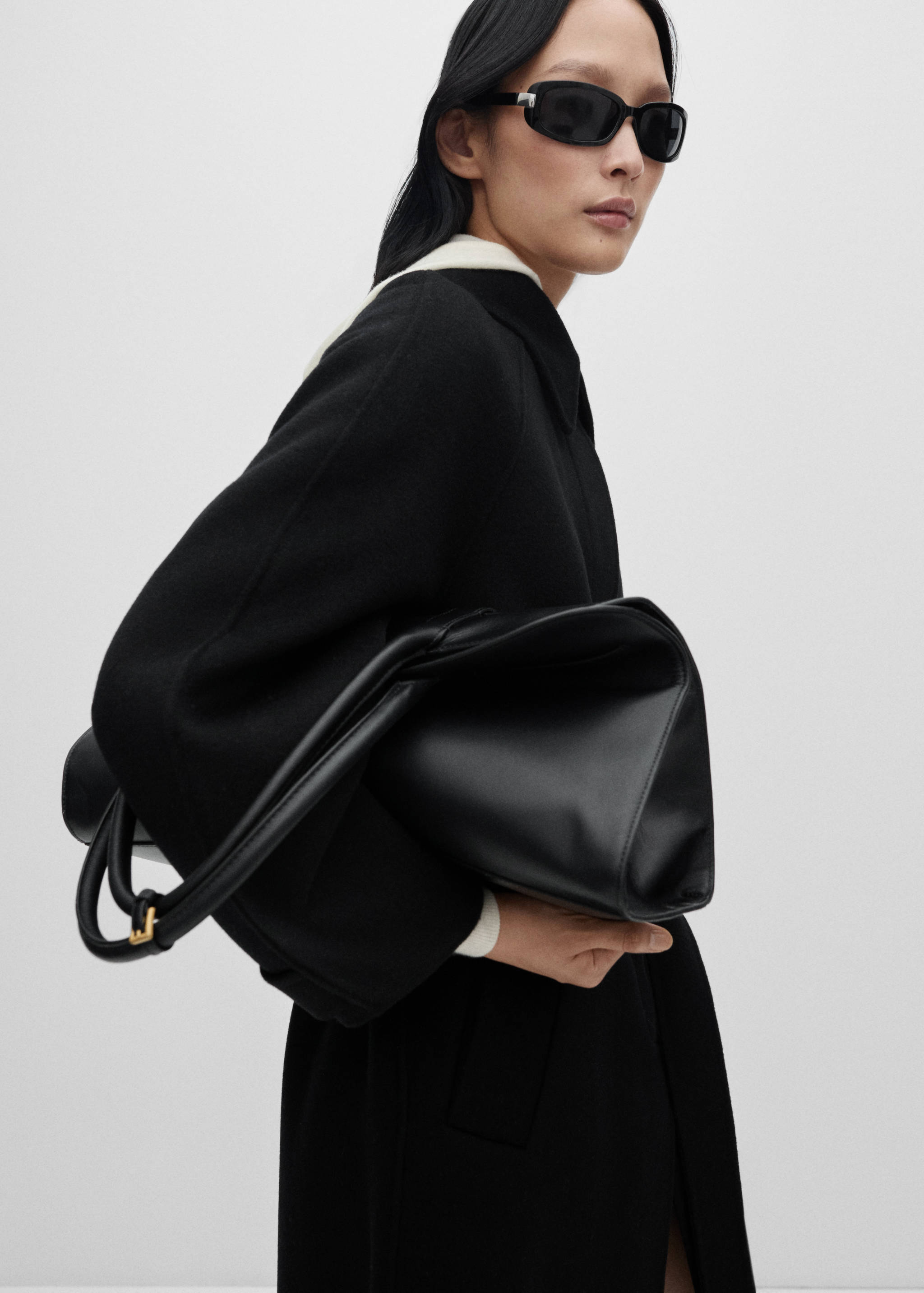 Manteau laine ceinture - Détail de l'article 1