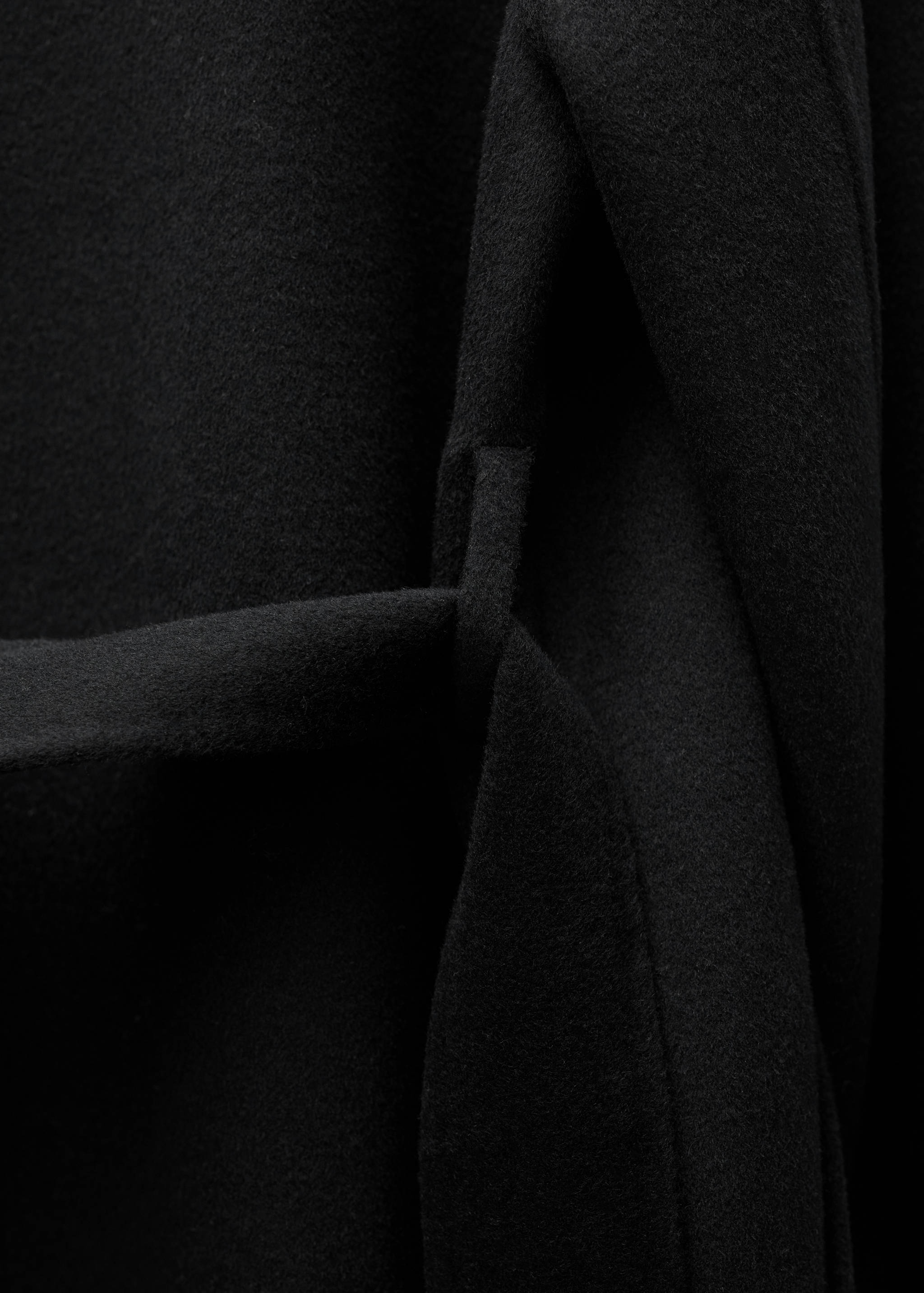 Manteau laine ceinture - Détail de l'article 0