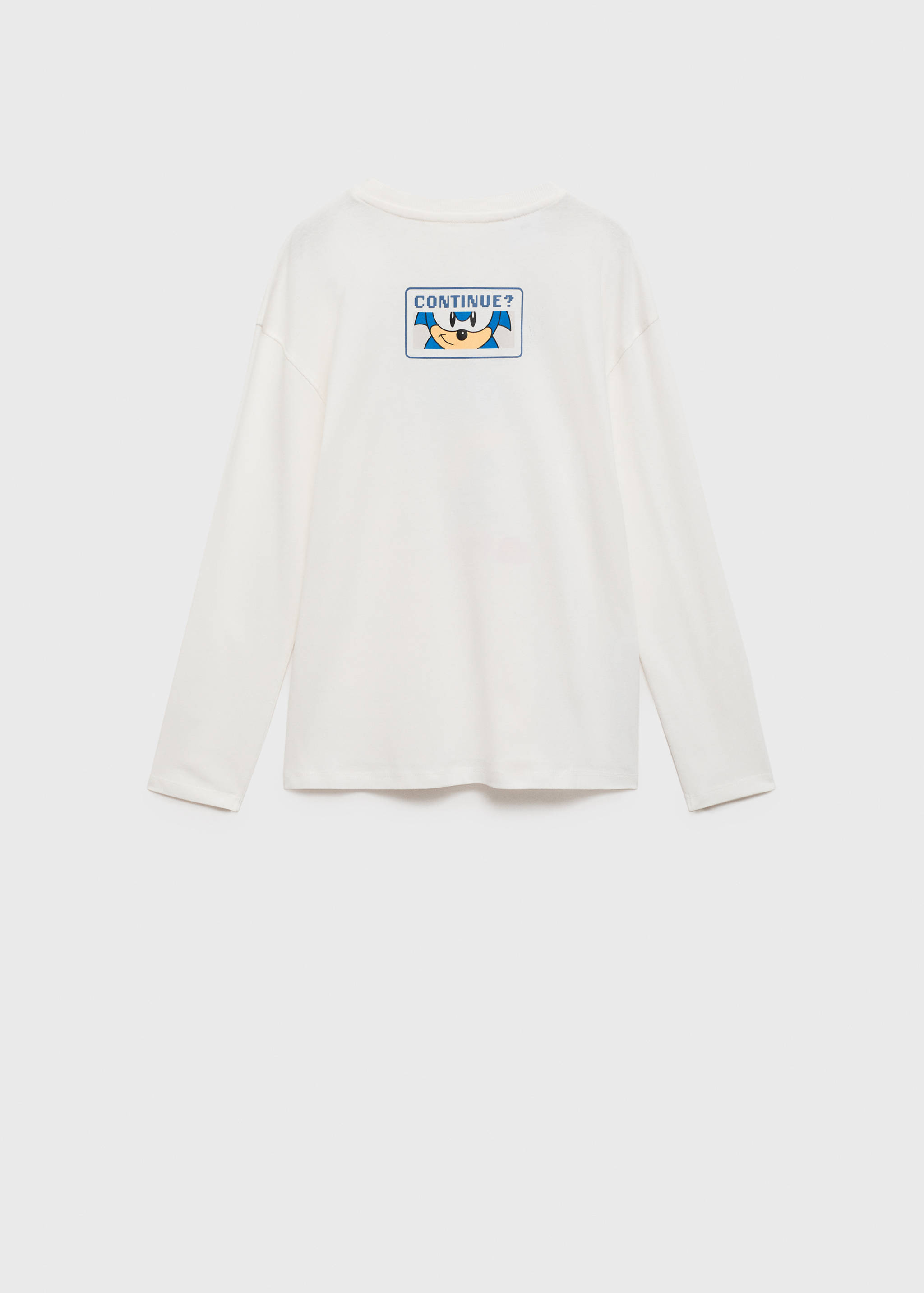 Футболка Соник с рельефом - Обратная сторона изделия