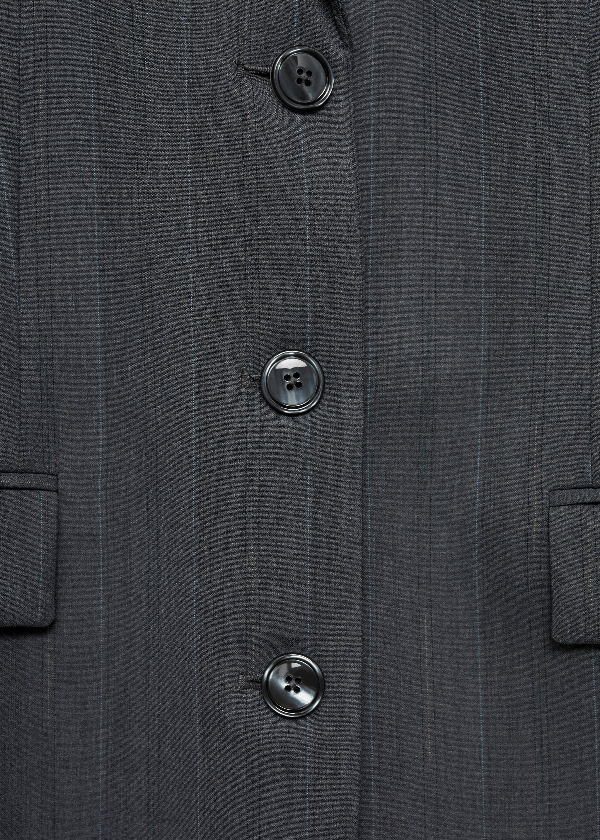 Pinstripe suit blazer - Details of the article 0