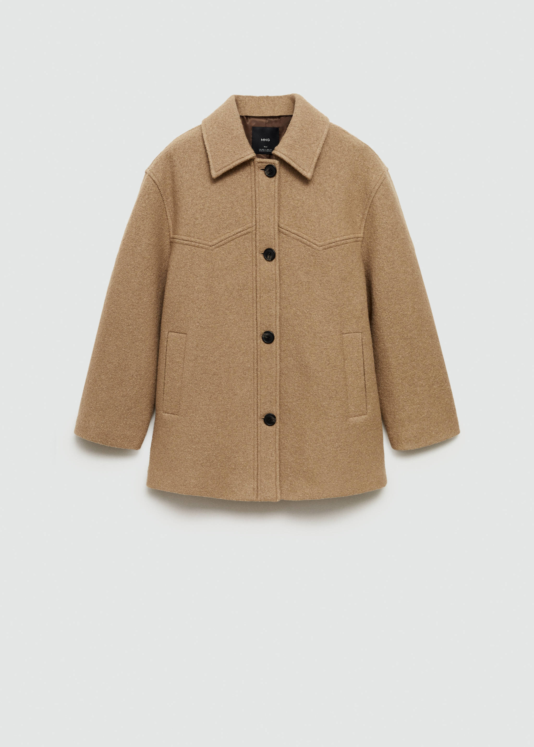 Oversize wool coat - Article without model