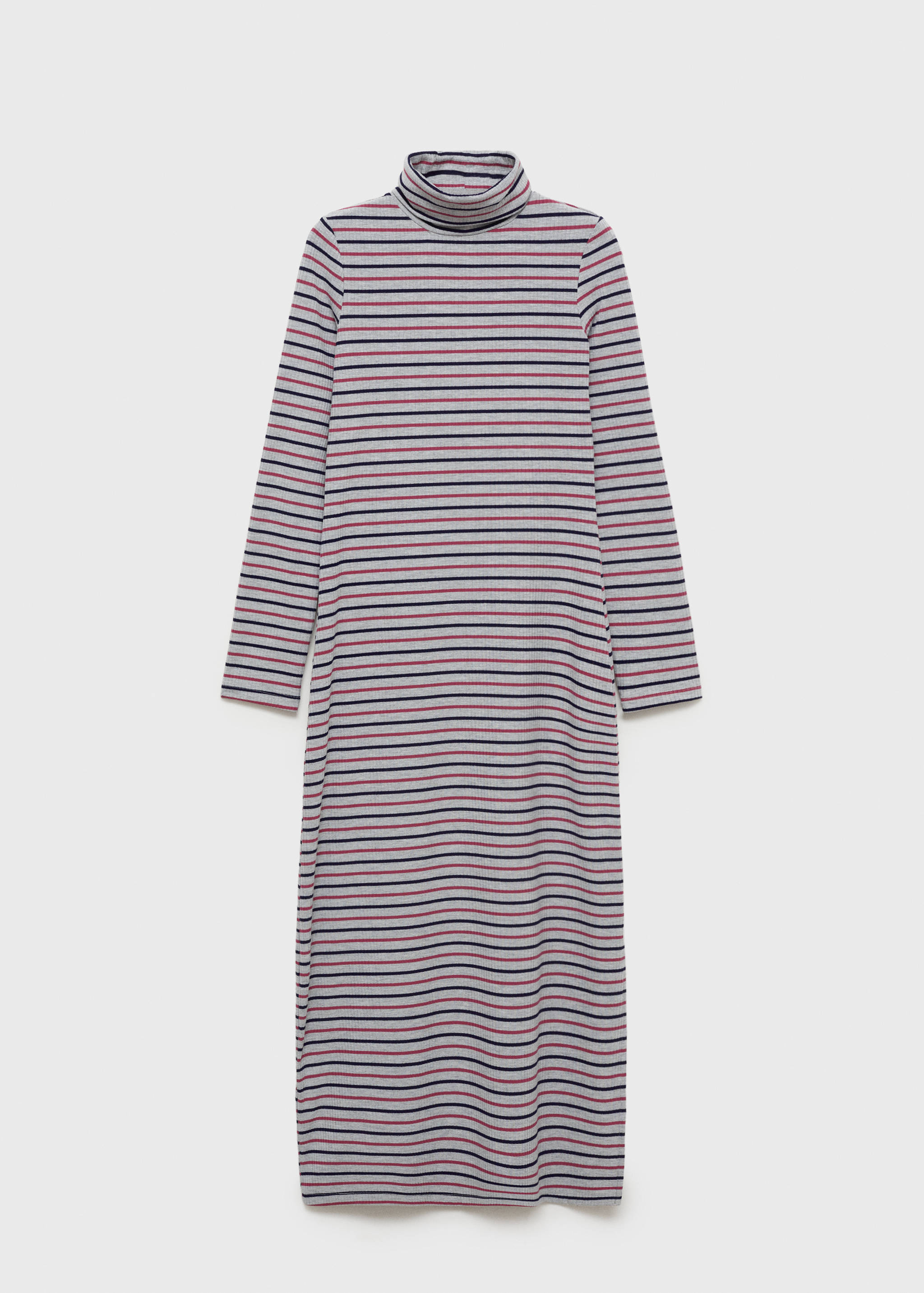 Striped turtleneck dress - Article without model