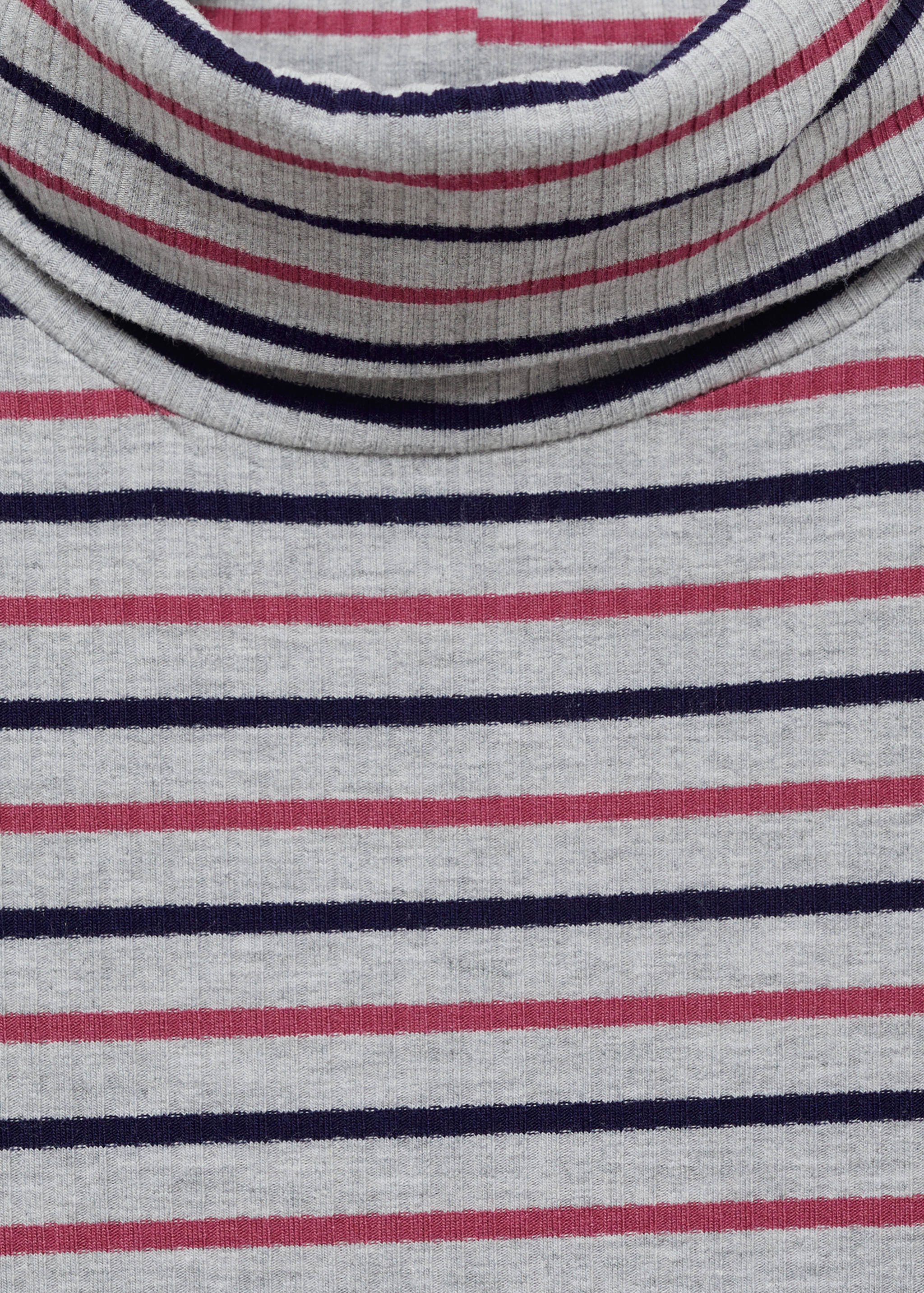 Striped turtleneck dress - Details of the article 8