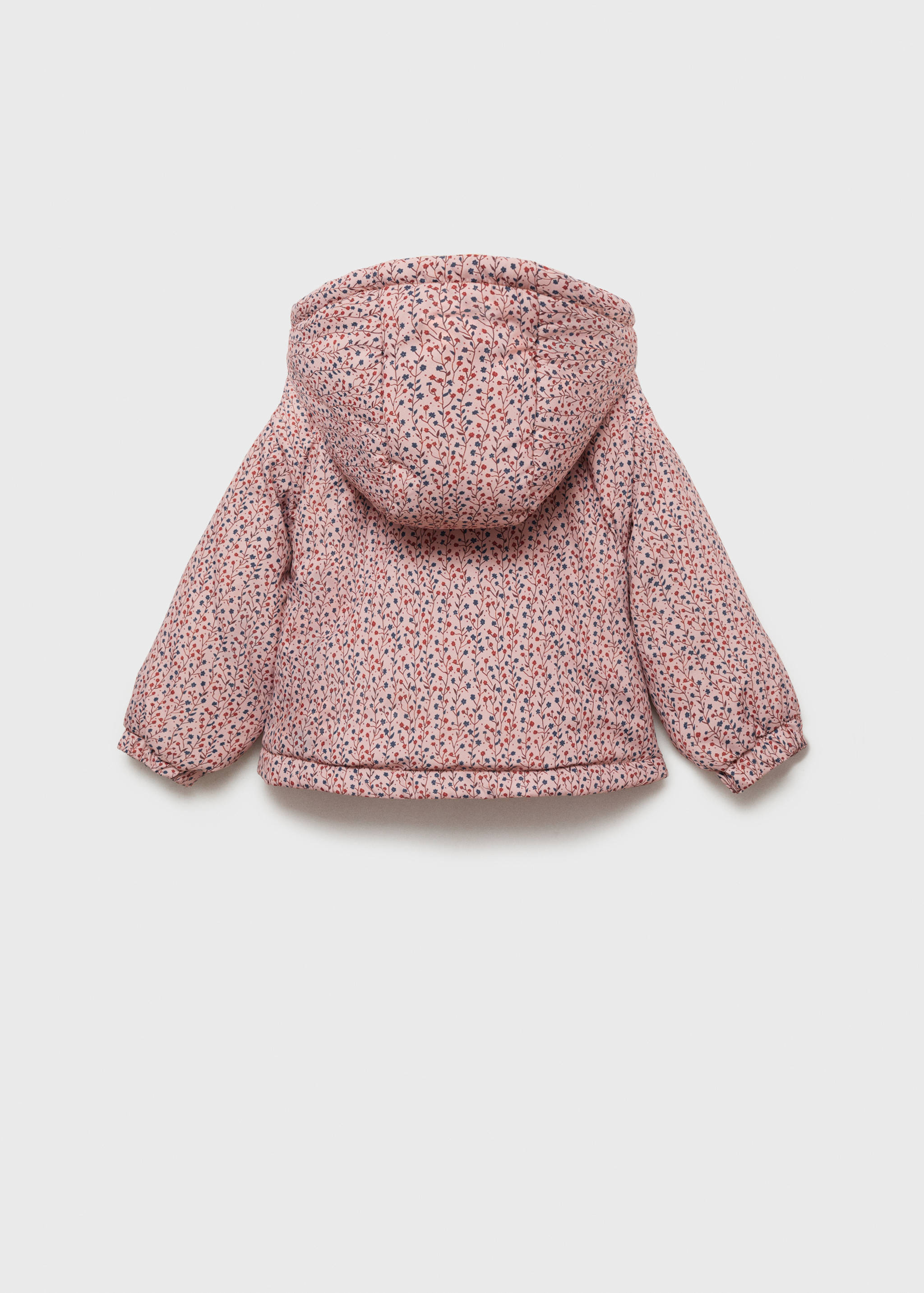 Anorak matelassé à fleurs - Verso de l’article