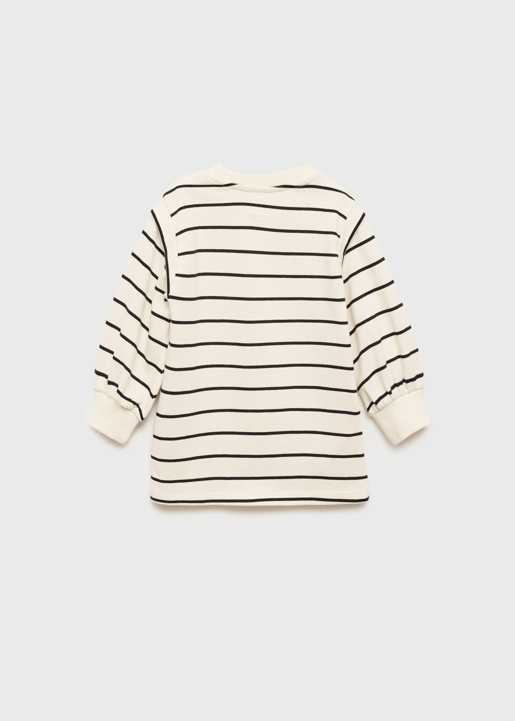 Striped cotton dress - Reverse of the article