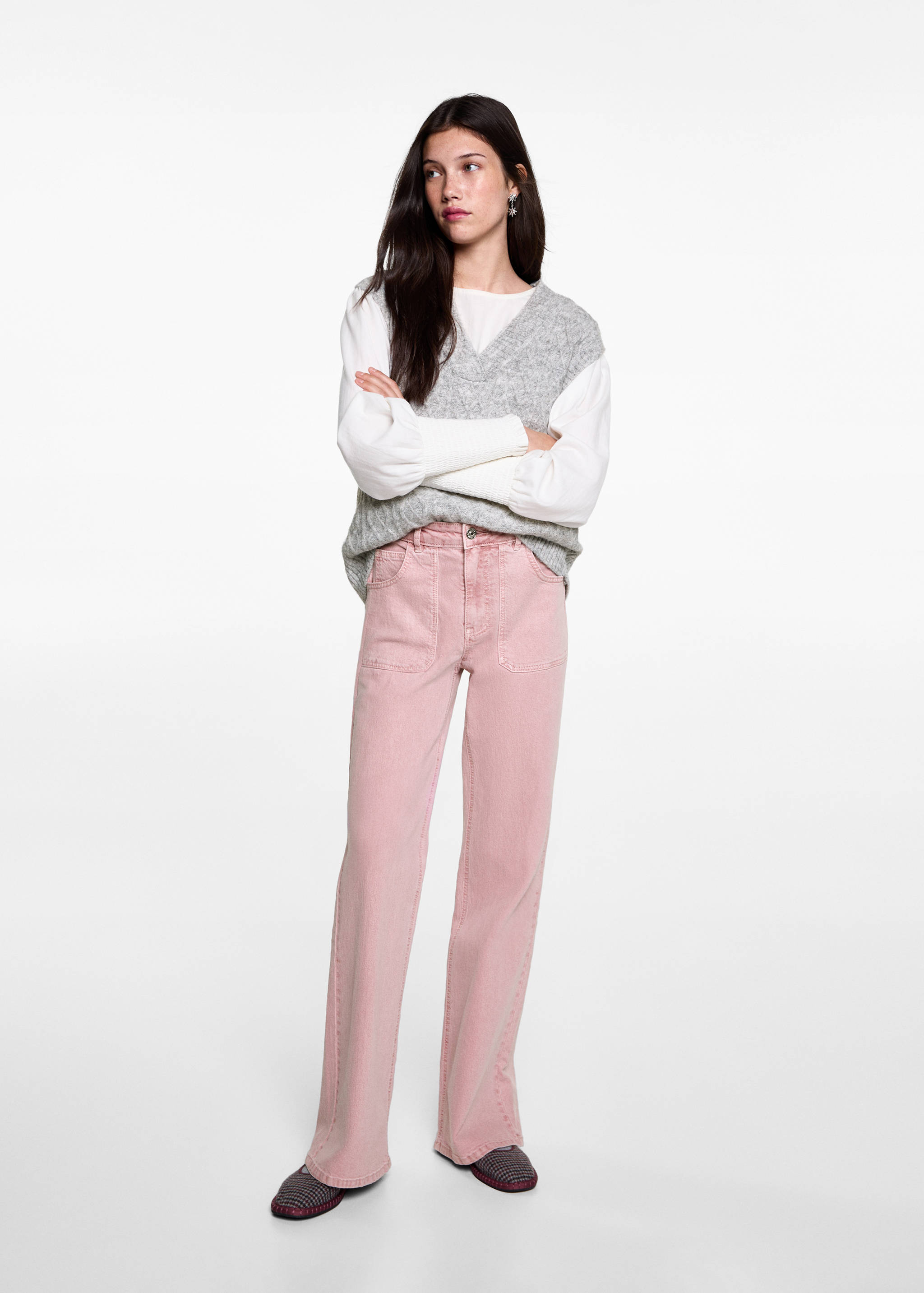 Pantalon droit poches - Plan général