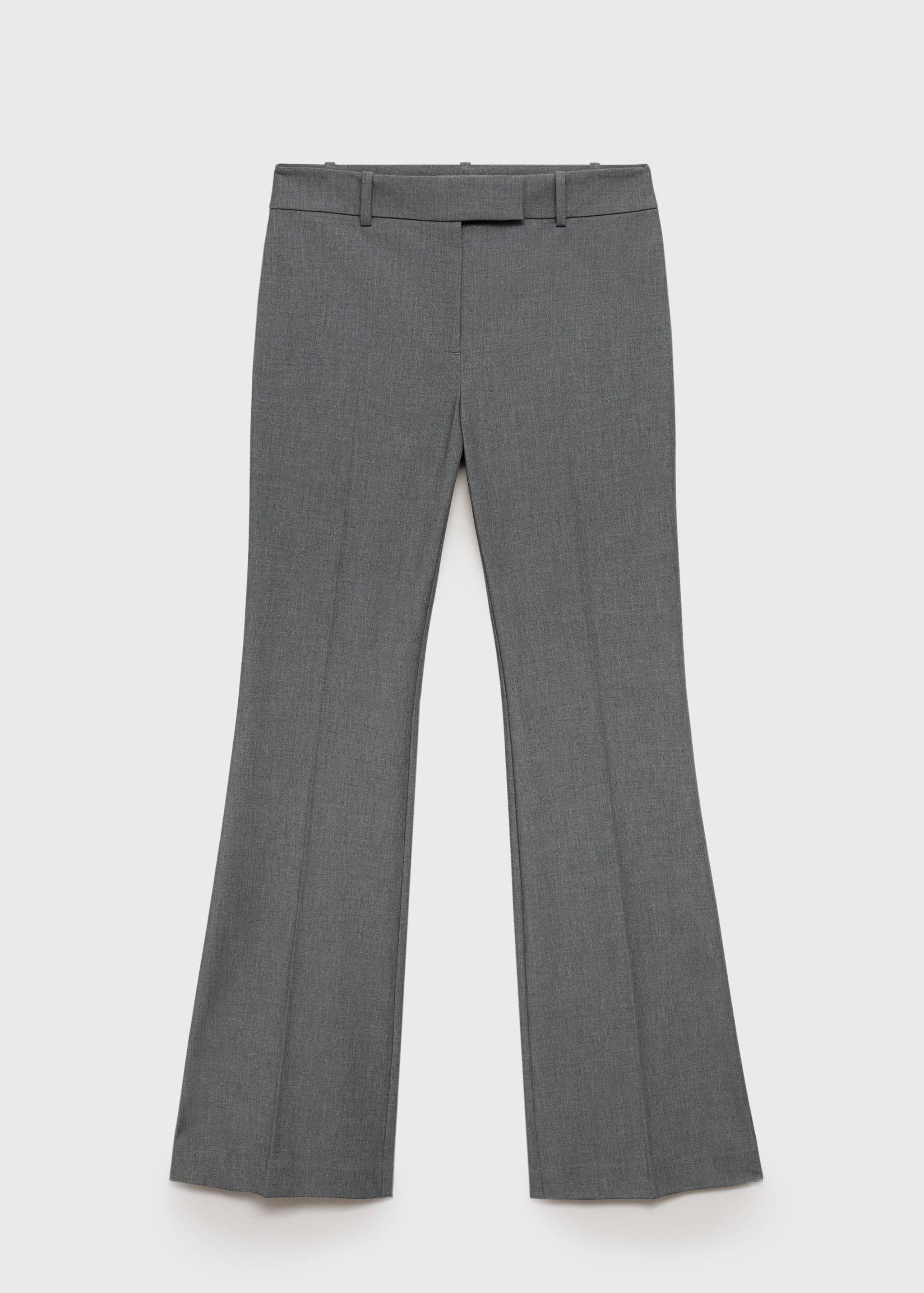 Mid-rise flared trousers - Article without model