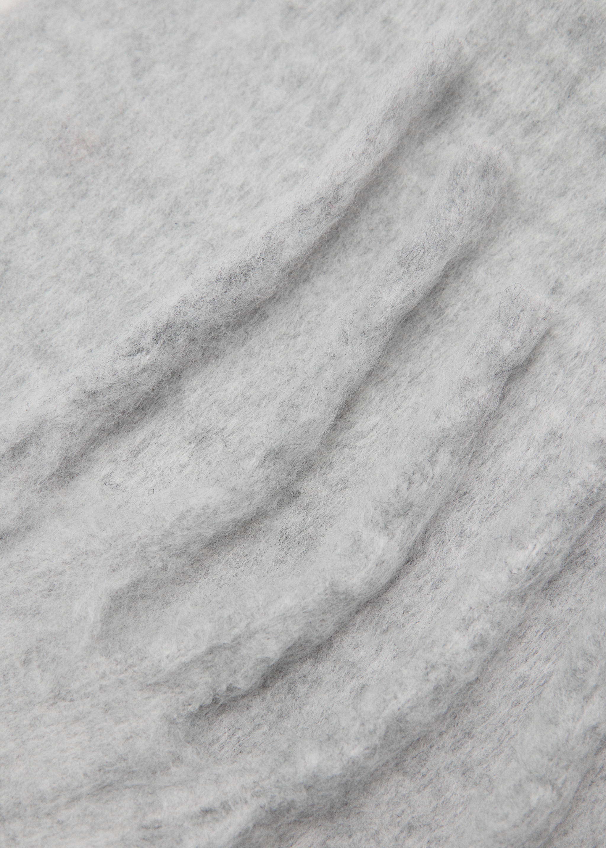 Fringed edge scarf - Medium plane