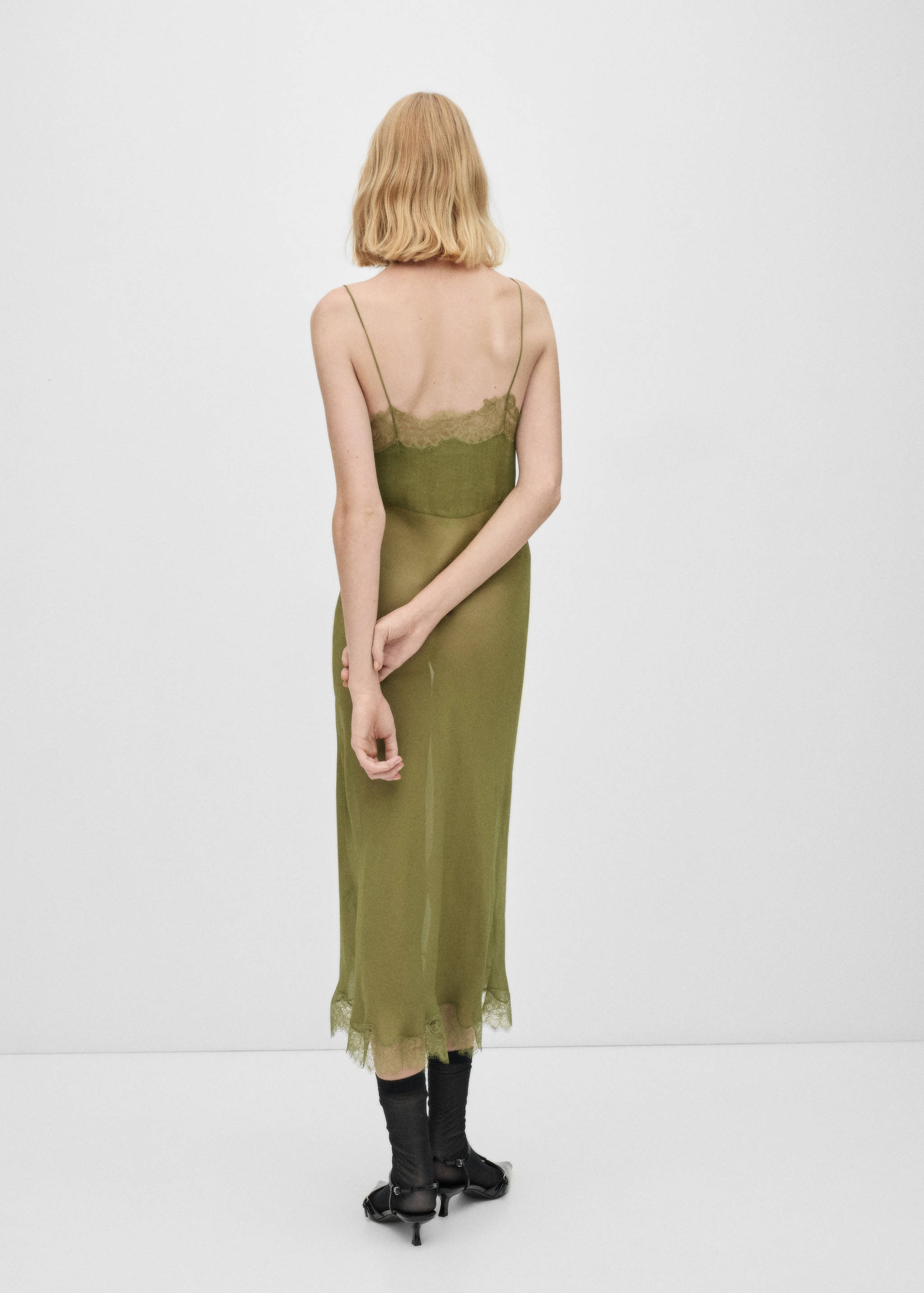 Chiffon lingerie dress - Verso de l’article