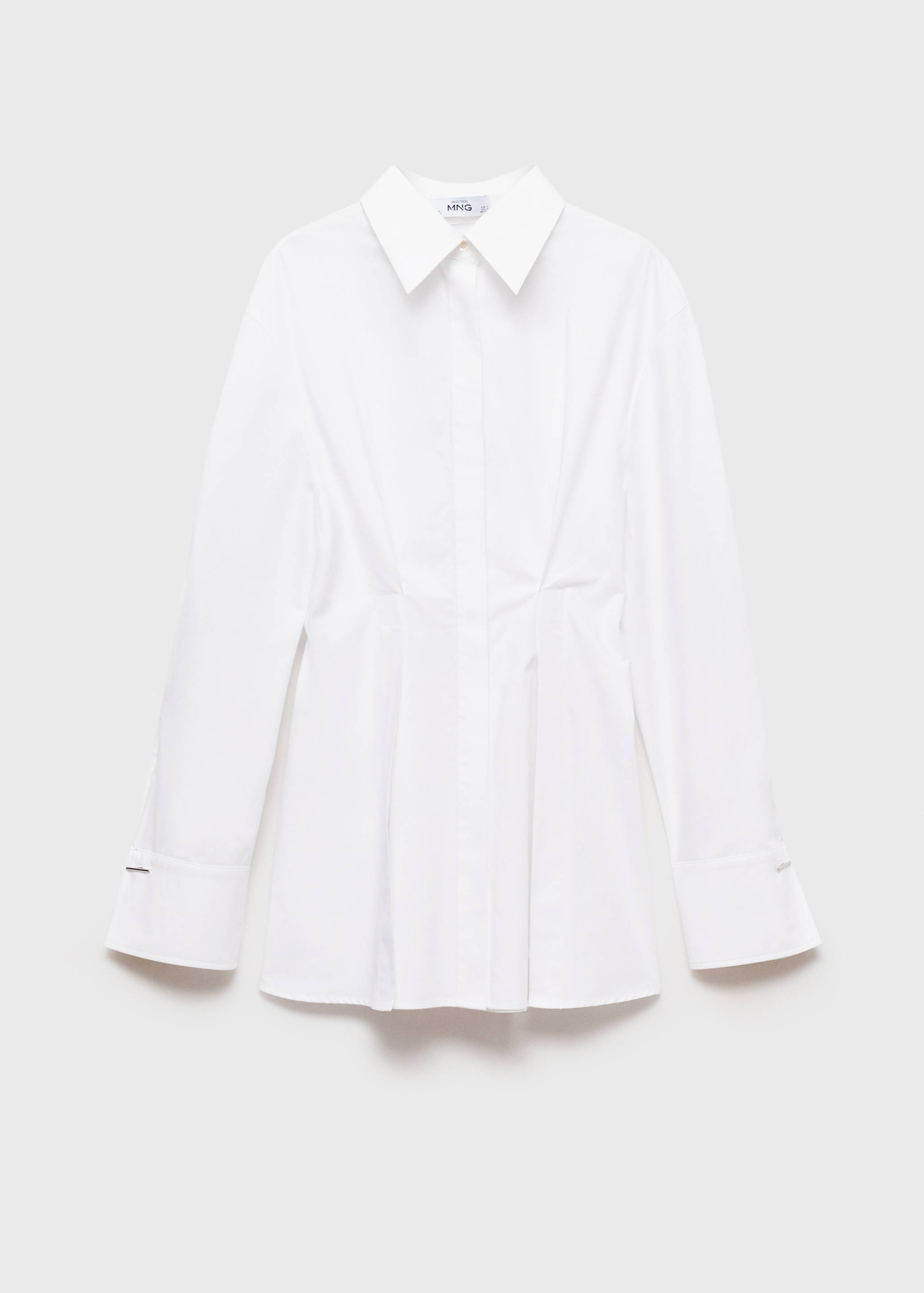 100% cotton pleated shirt - Article without model