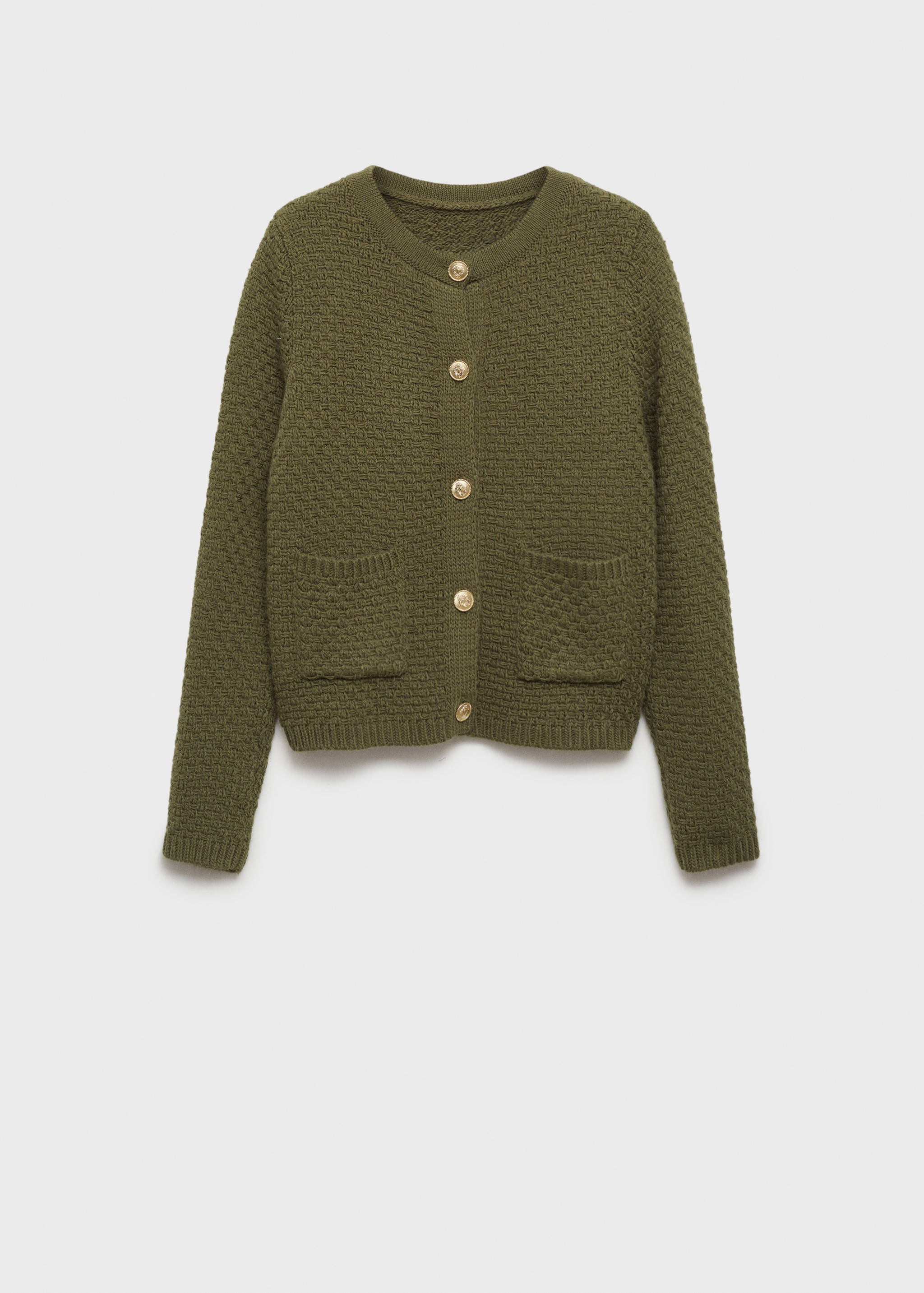 Button knit cardigan - Article without model