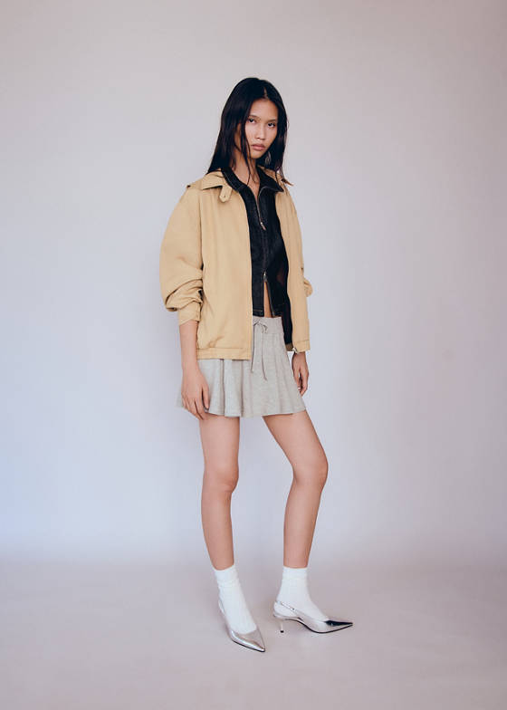 Oversize bomber ceket
