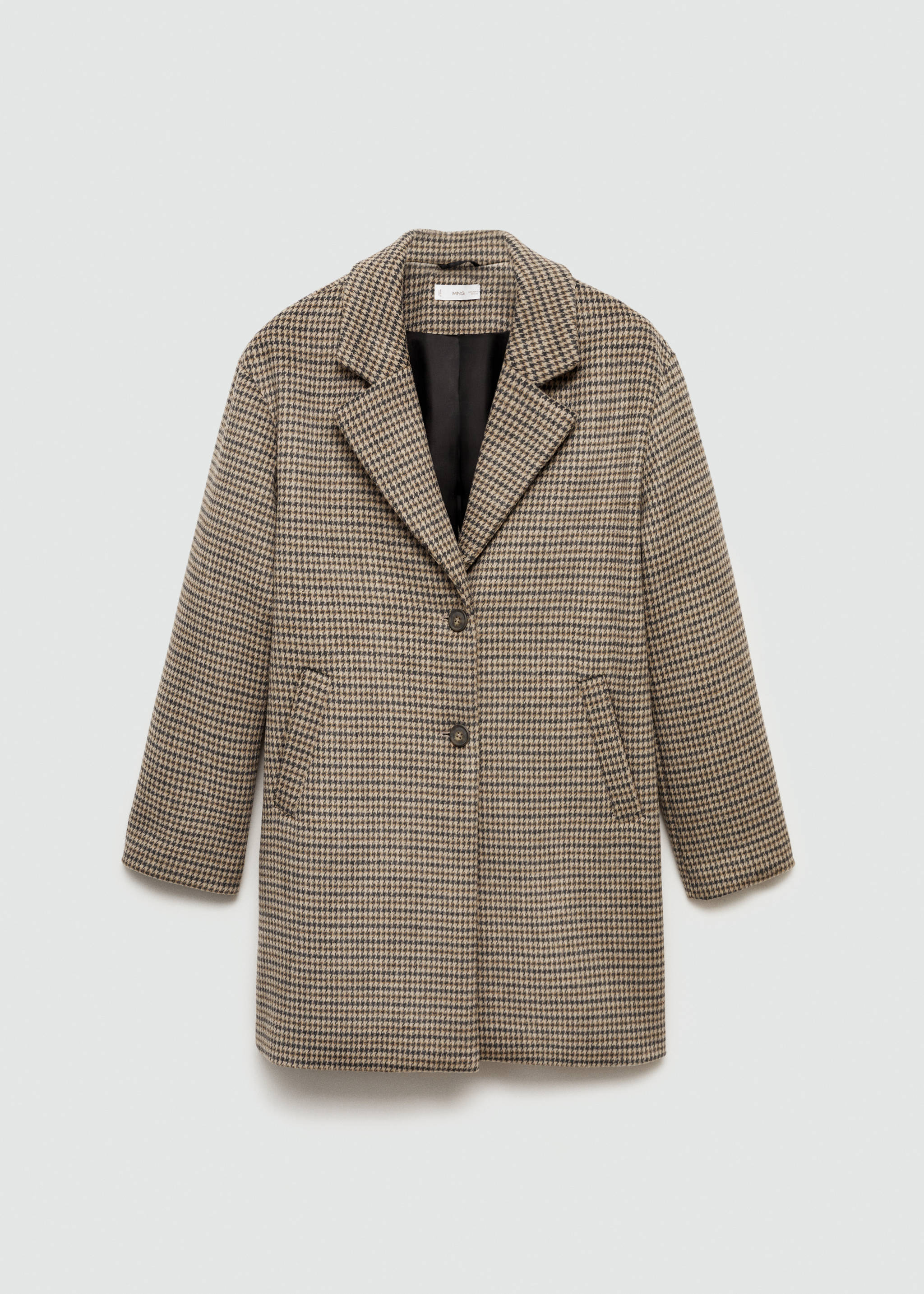 Mantel mit Hahnentrittmuster - Artikel ohne Model