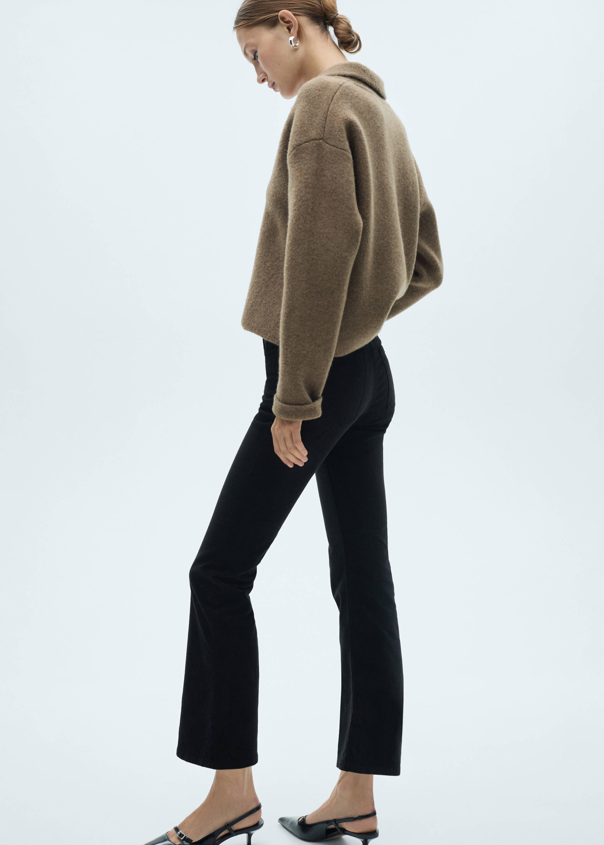 Sienna flared cropped corduroy jeans - Details of the article 2